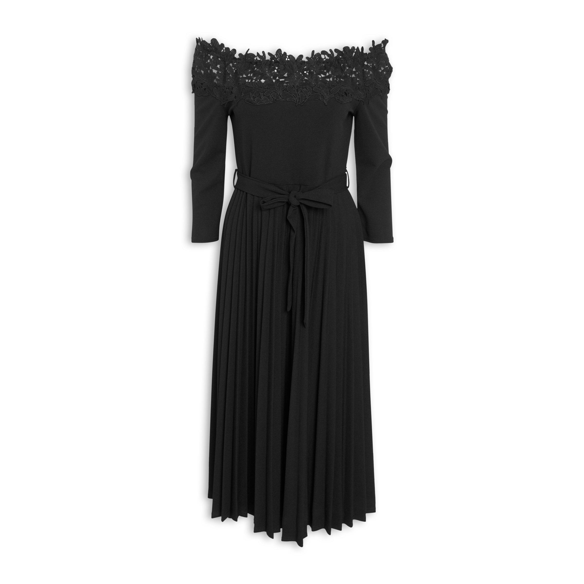 Buy Truworths Black Flare Dress Online | Truworths