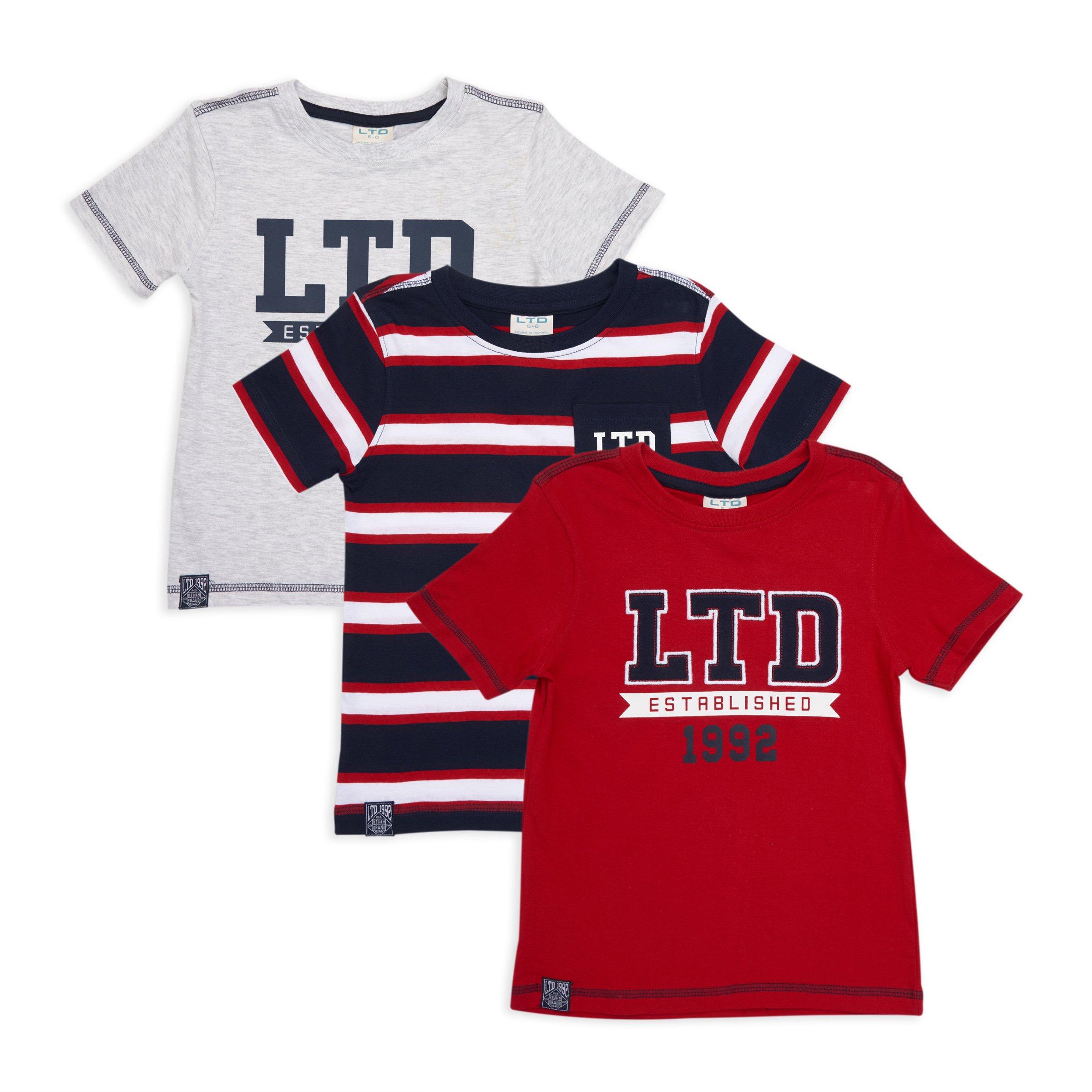 Buy LTD Kids Boys Tees (3 Pack) Online | Truworths