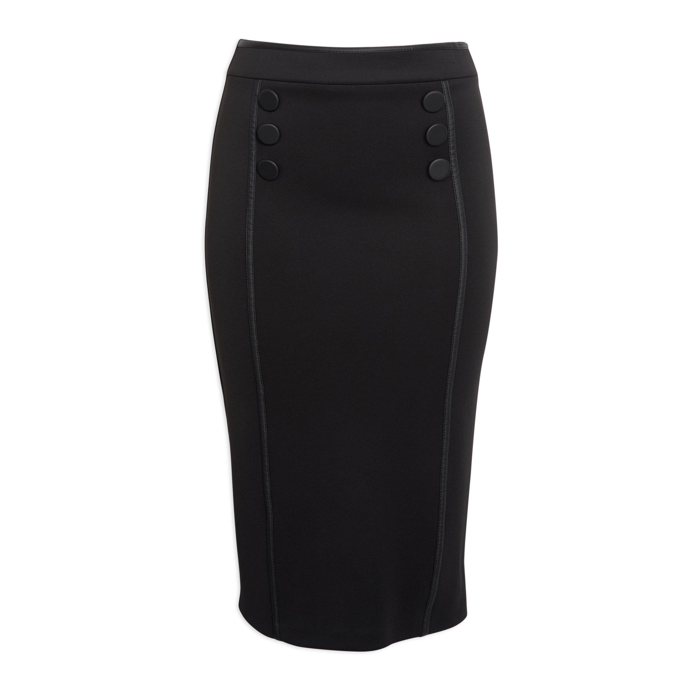 Buy Truworths Black Bodycon Skirt Online Truworths