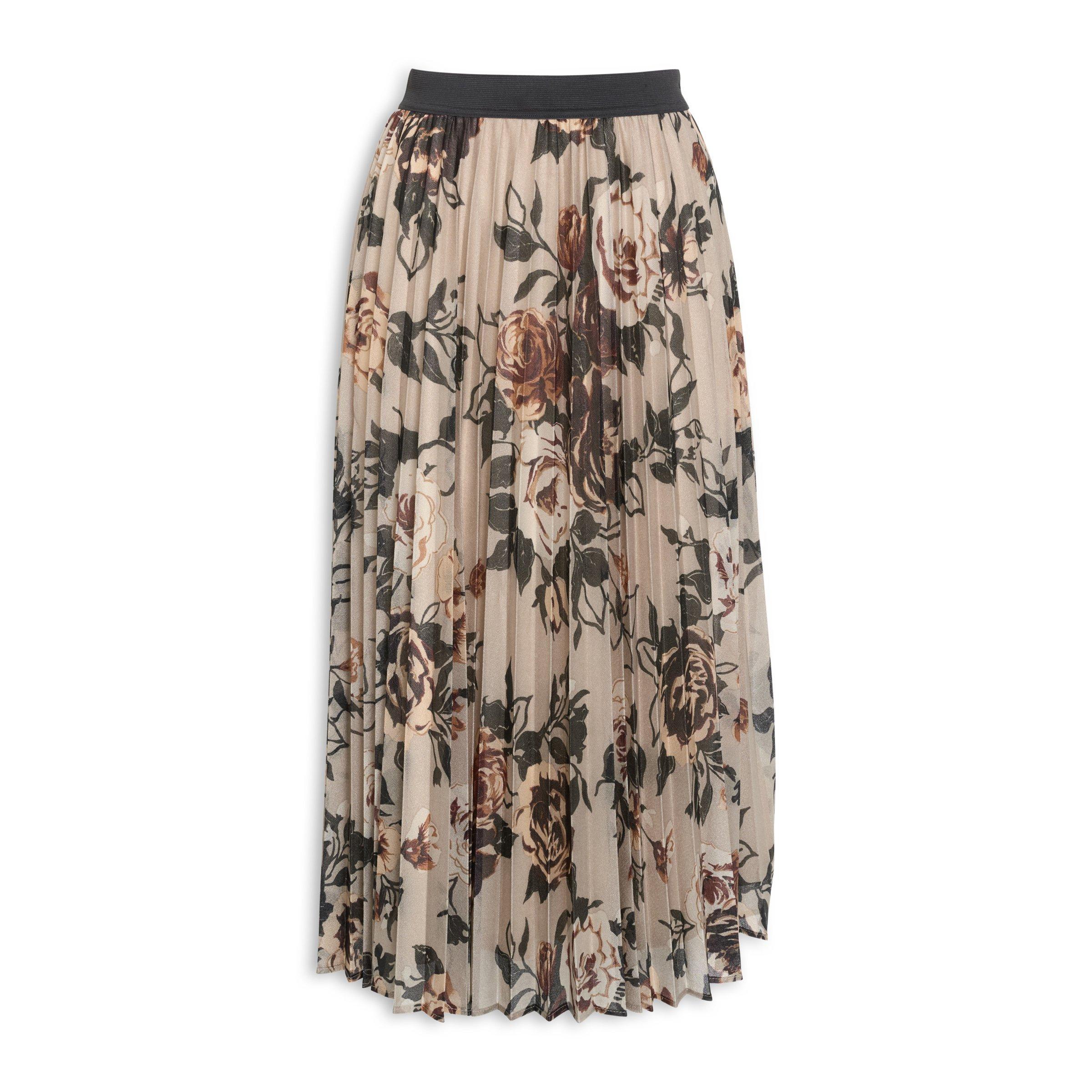 Buy Truworths Floral Pleated Skirt Online | Truworths