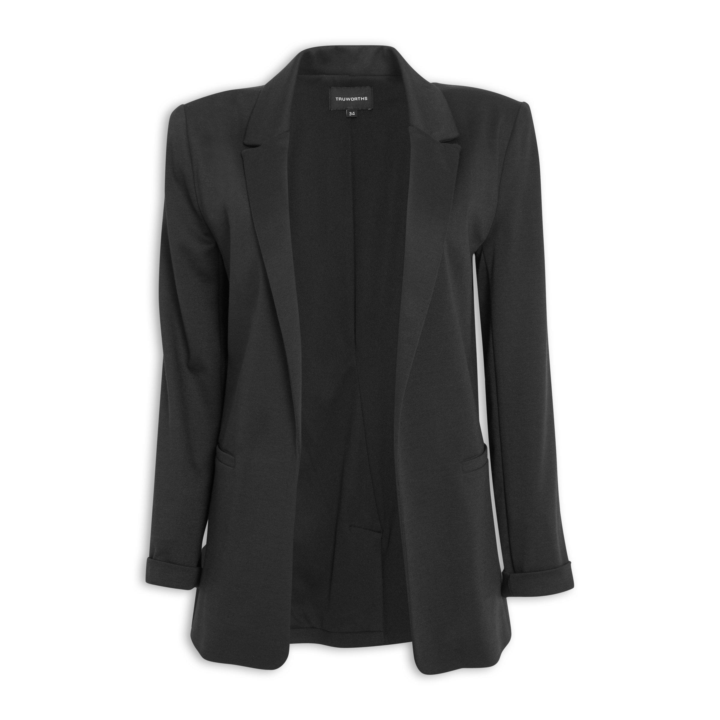 Buy Truworths Black Ponte Blazer Online | Truworths