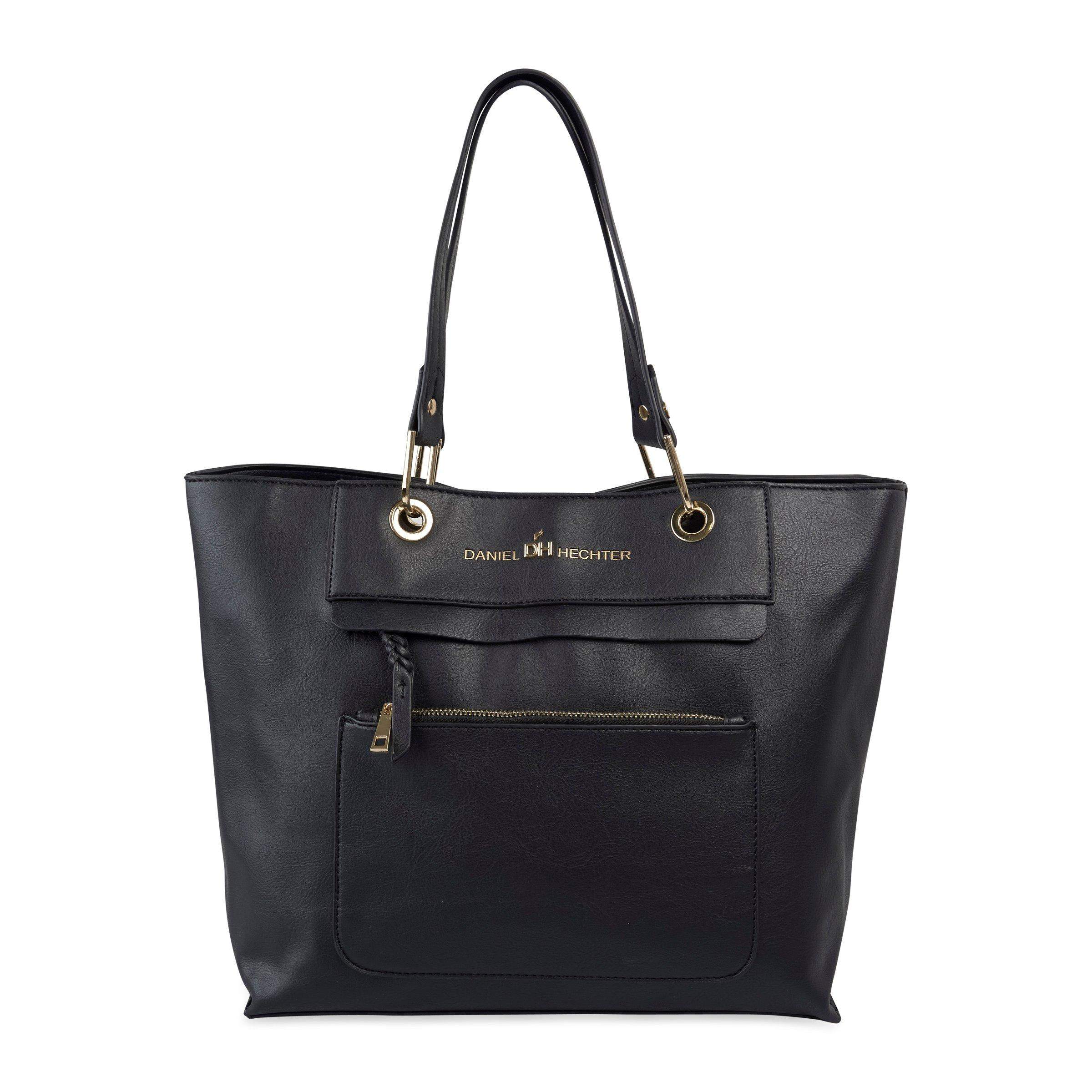 Buy Daniel Hechter Black Branded Shopper Bag Online | Truworths