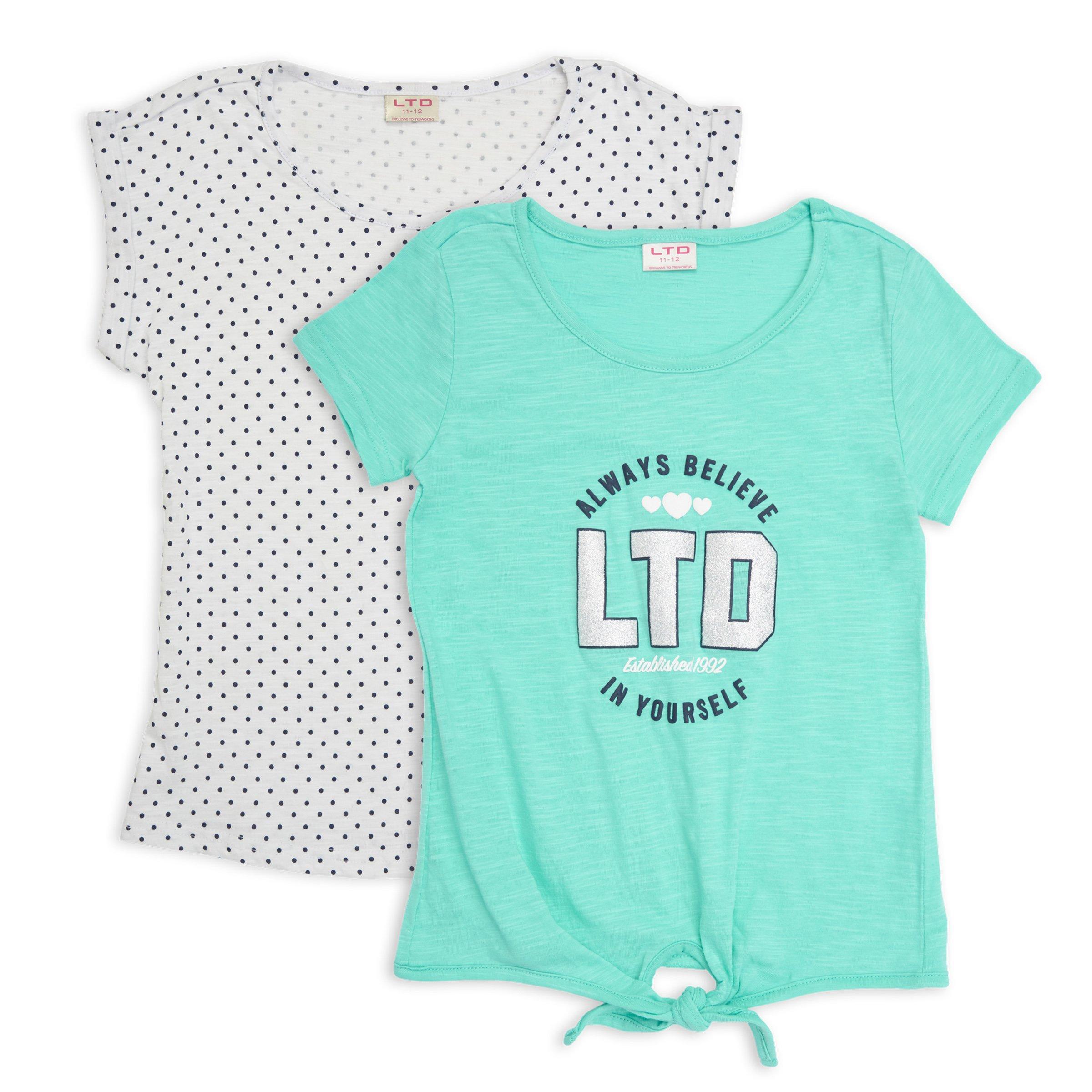 Buy LTD Kids 2Pack Relaxed Tee Online Truworths
