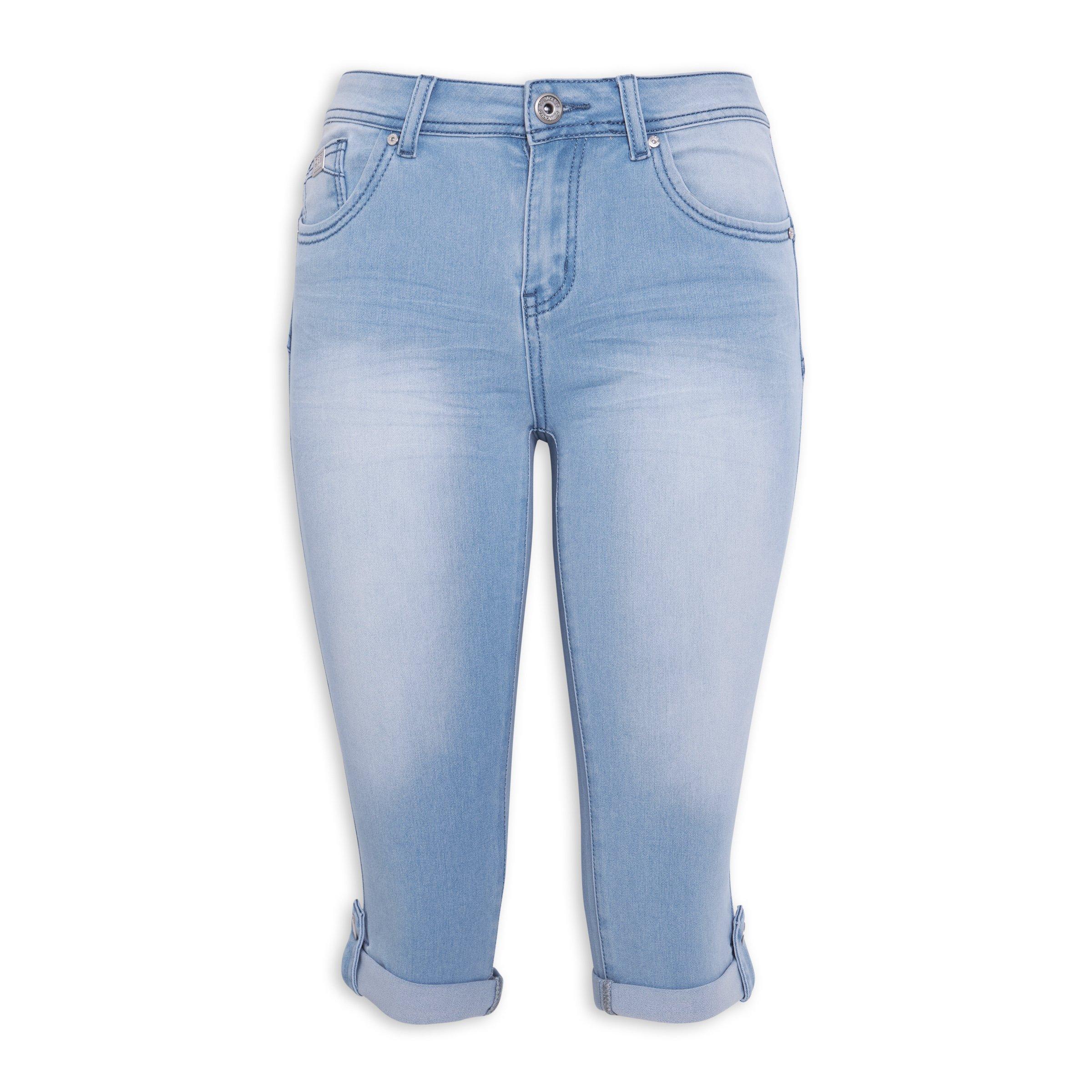 Buy OBR Indigo Crop Denim Jeans Online Truworths