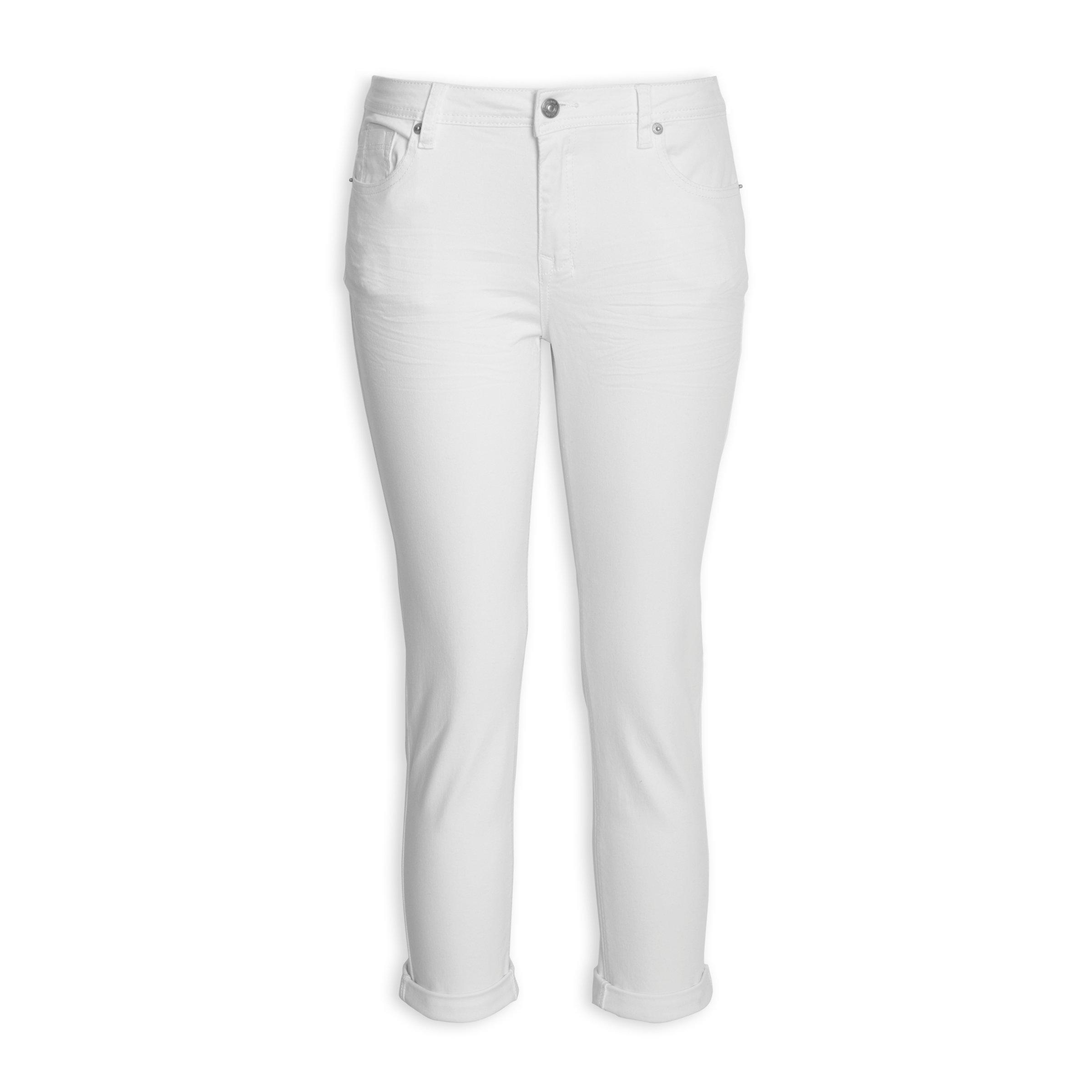 Buy OBR White Relaxed Capri Jeans Online | Truworths
