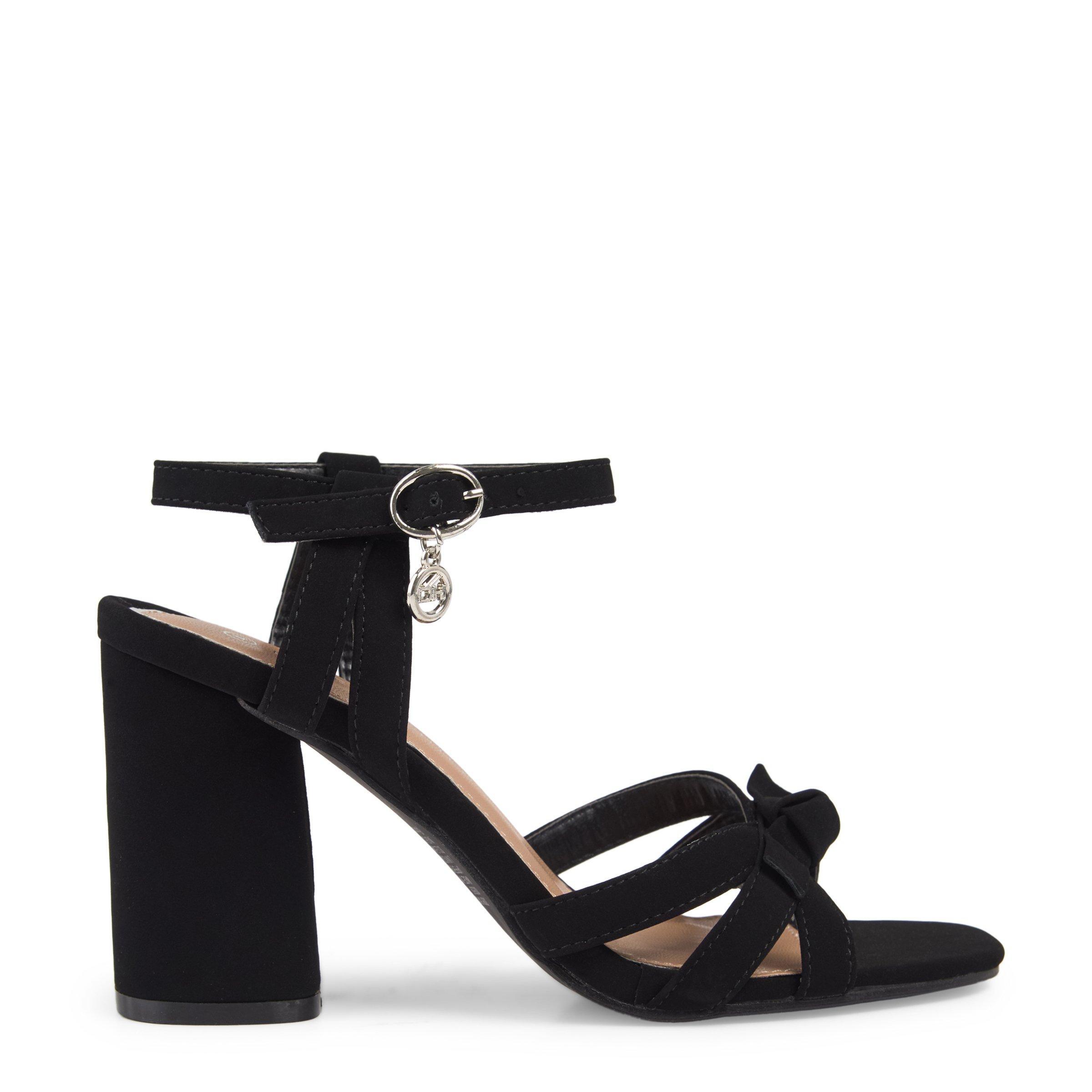 Buy Daniel Hechter Black Block Heel Sandal Online | Truworths