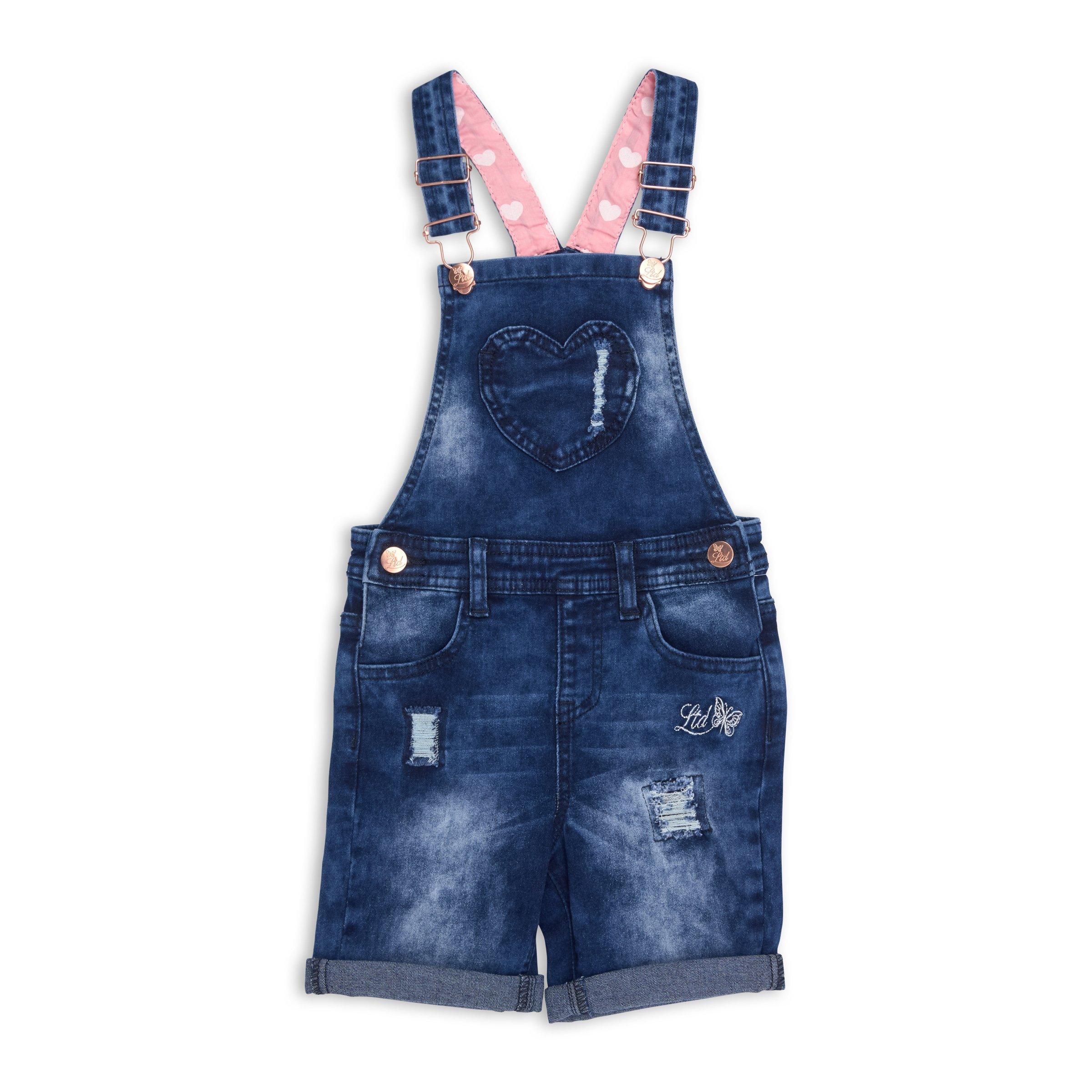 Buy Max & Mia Kid Girl Denim Dungaree Online | Truworths