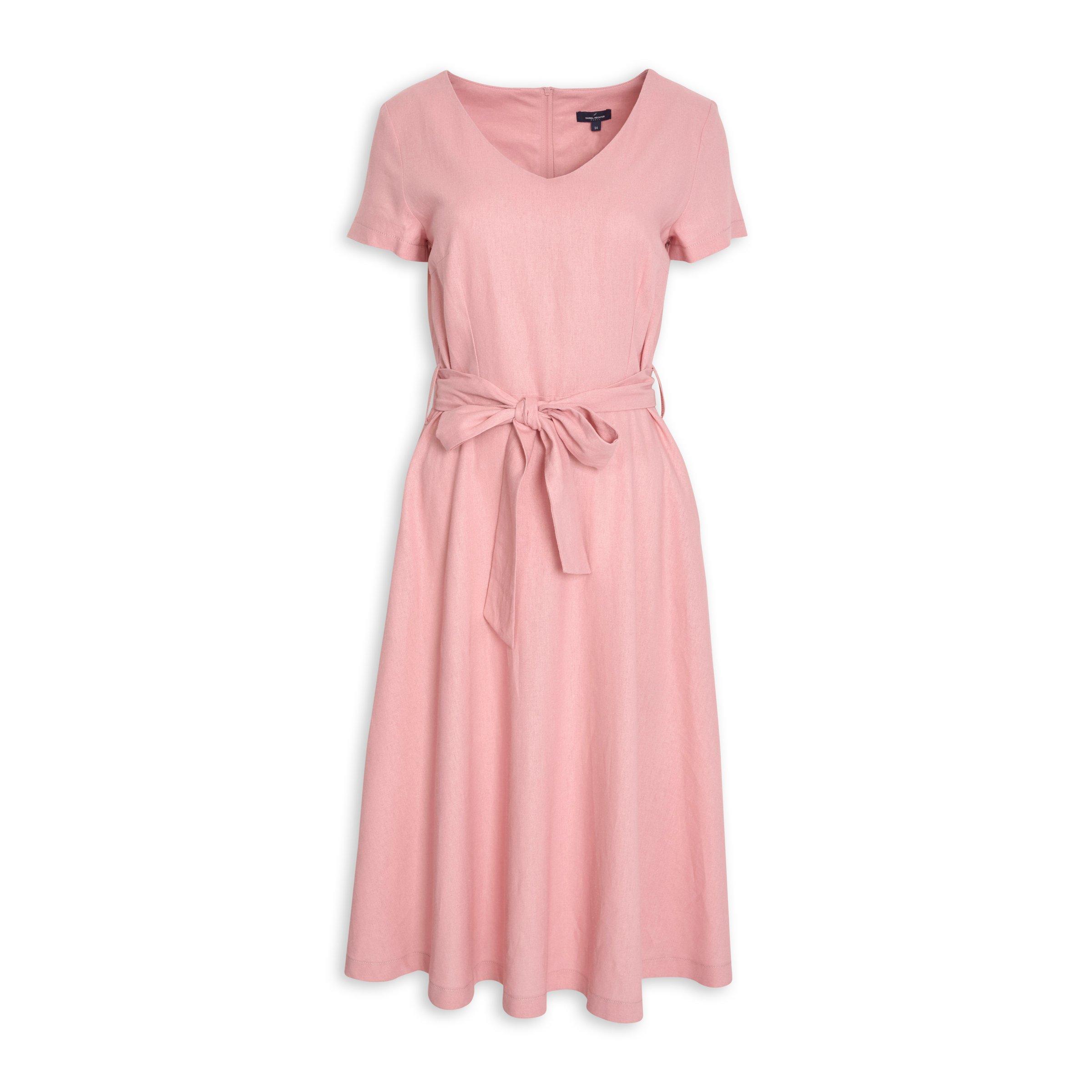 Buy Daniel Hechter Pink Linen Dress Online Truworths