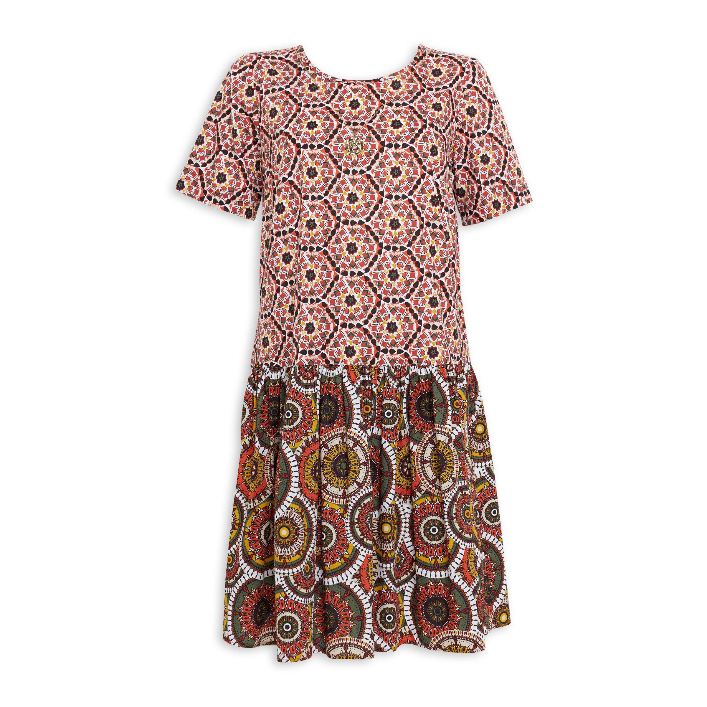 Buy Ginger Mary Printed Flare Dress Online Truworths