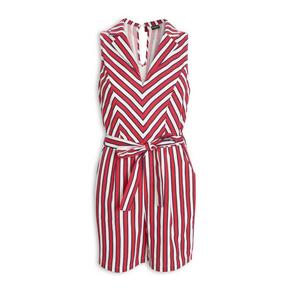 Red Striped Shortall