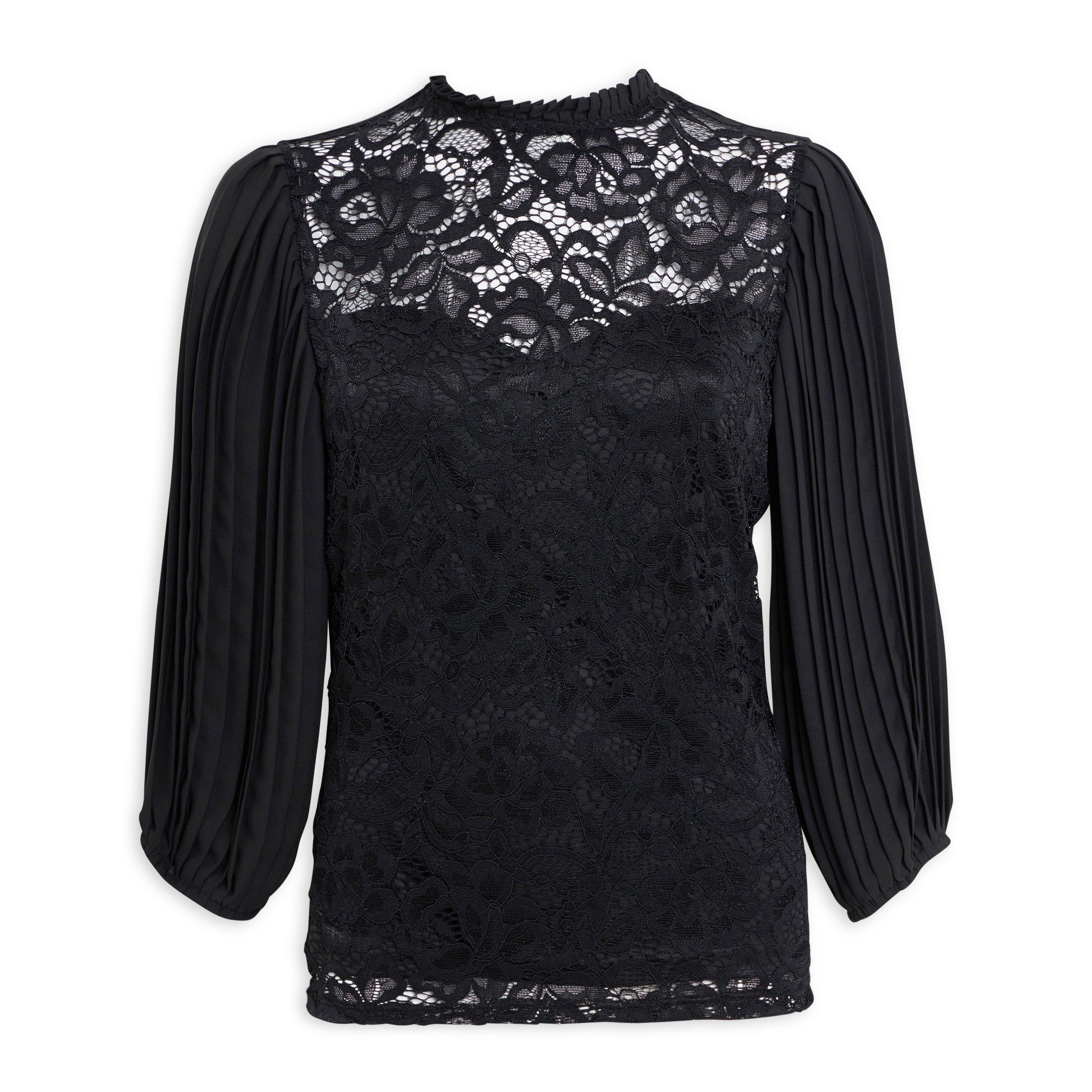 Black Fitted Blouse (3011094) | Truworths