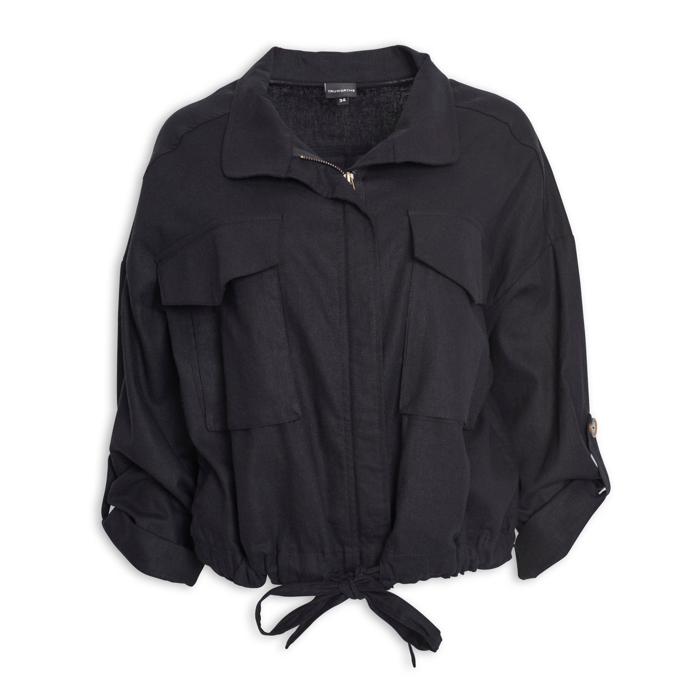 Buy Truworths Black Utility Jacket Online Truworths