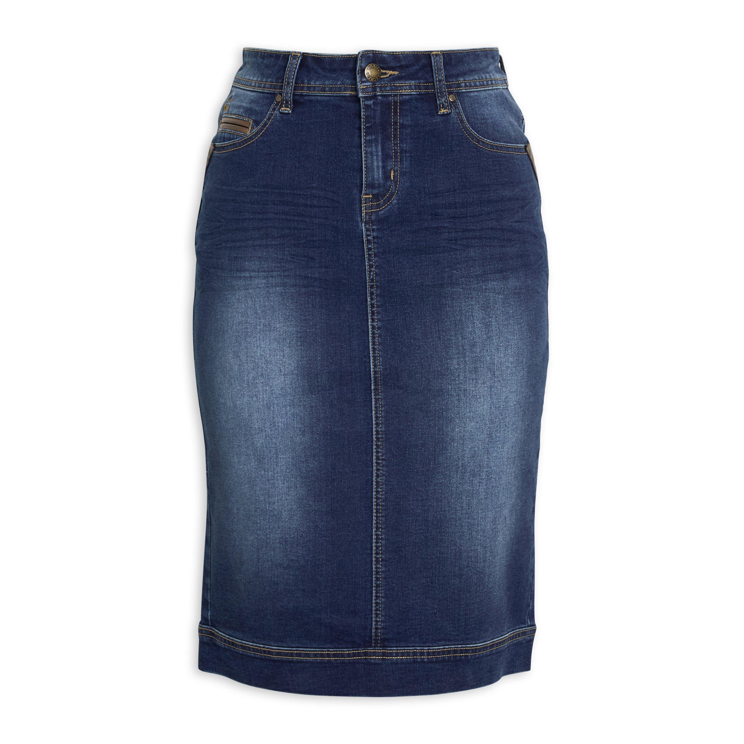 Buy Daniel Hechter Denim Pencil Skirt Online Truworths