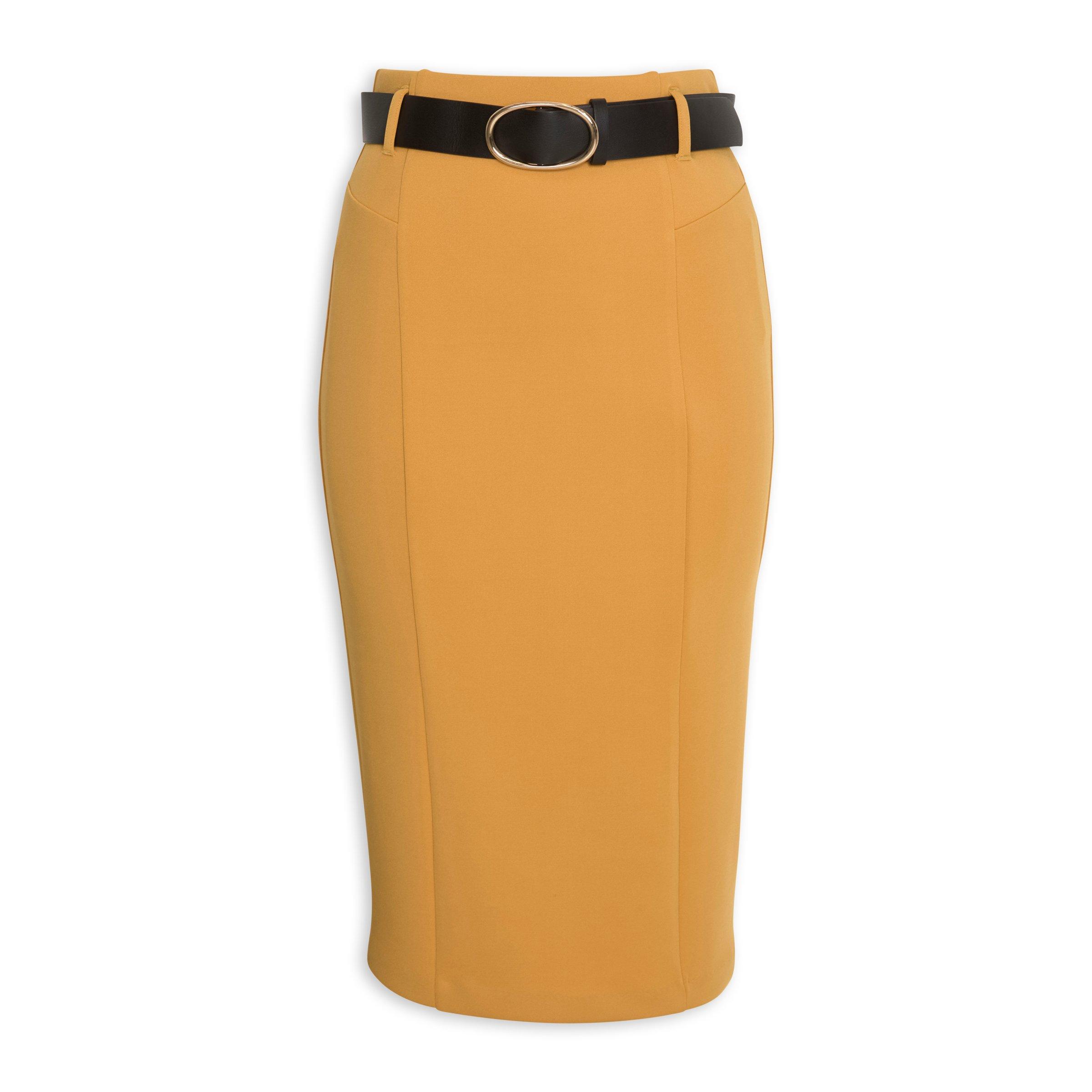 Ochre Bodycon Skirt (3012706) | Truworths