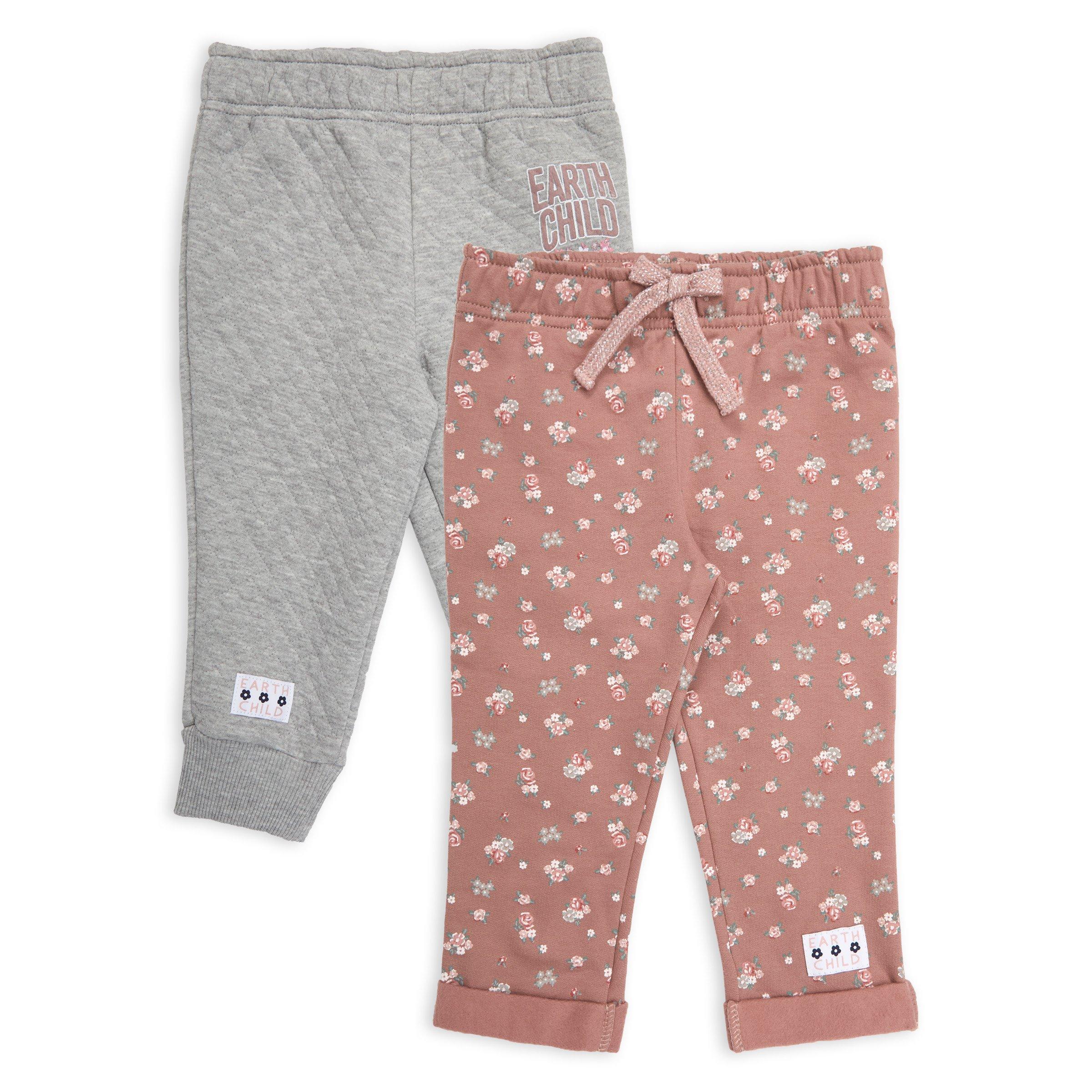 Buy Earthchild 2Pack Baby Girl Jogger Online Truworths