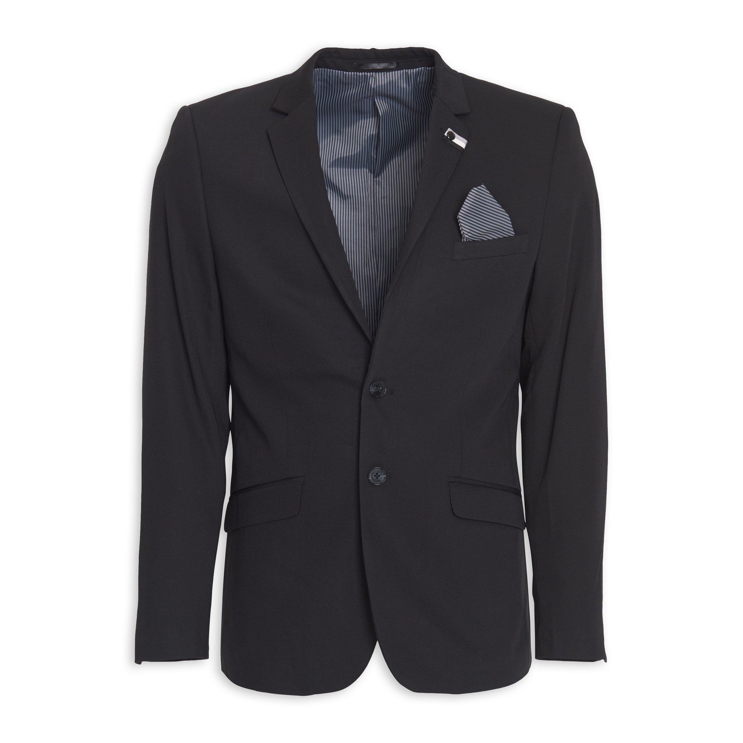 Buy Truworths Man Black 2 Button Blazer Online | Truworths