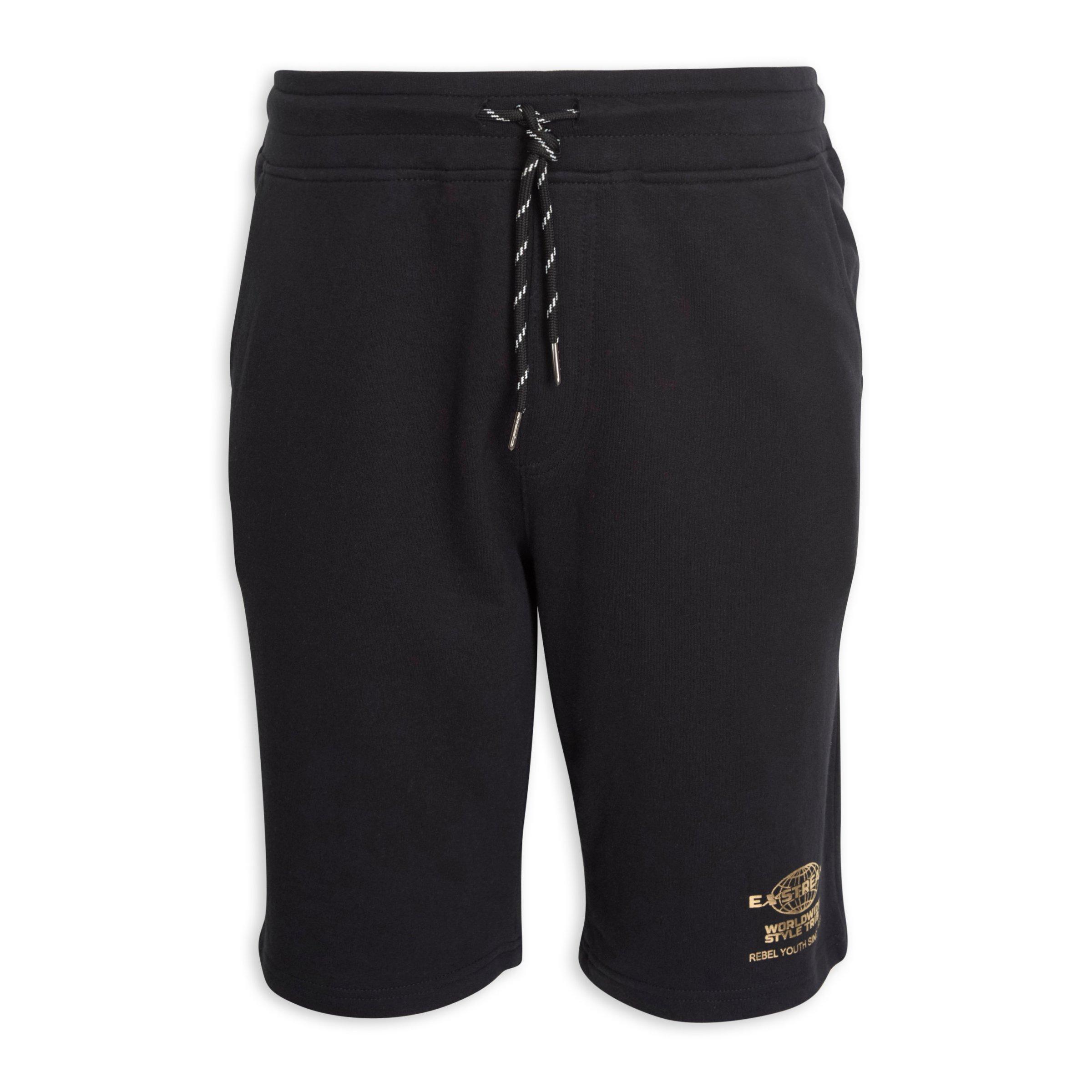 Buy Exstream Black Pull-On Shorts Online | Truworths