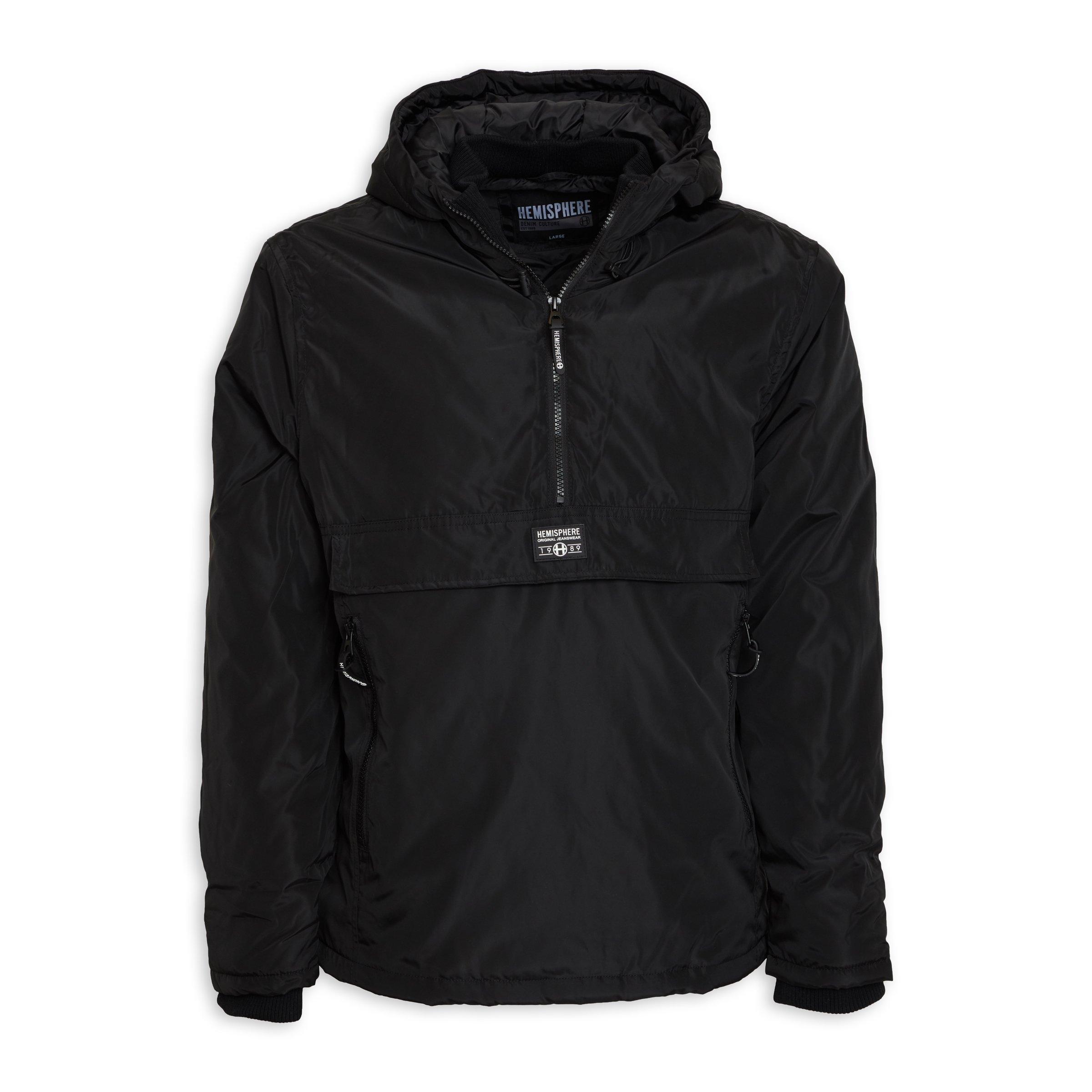 Buy Hemisphere Black Cagoule Jacket Online Truworths