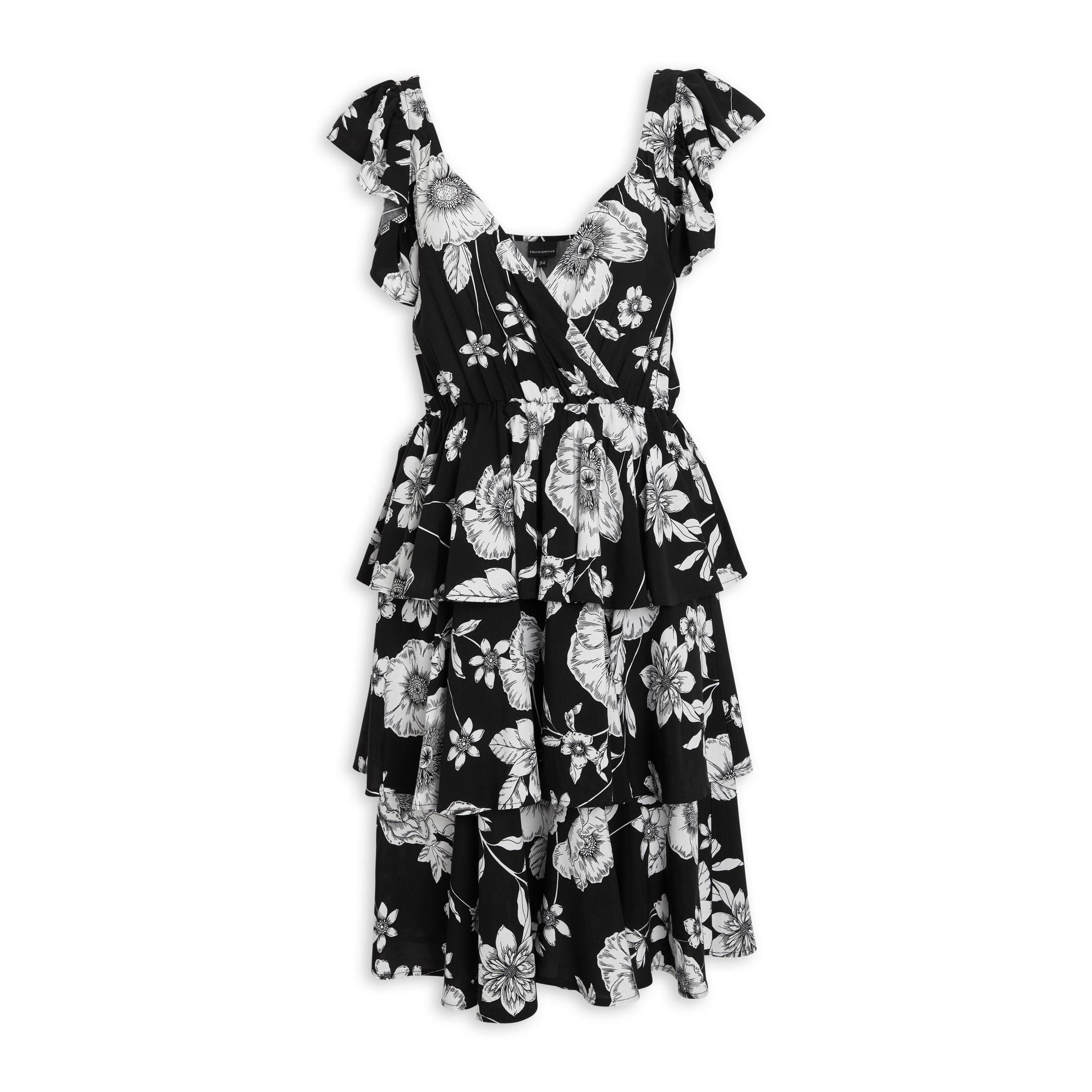 Buy Truworths Black Floral Dress Online Truworths