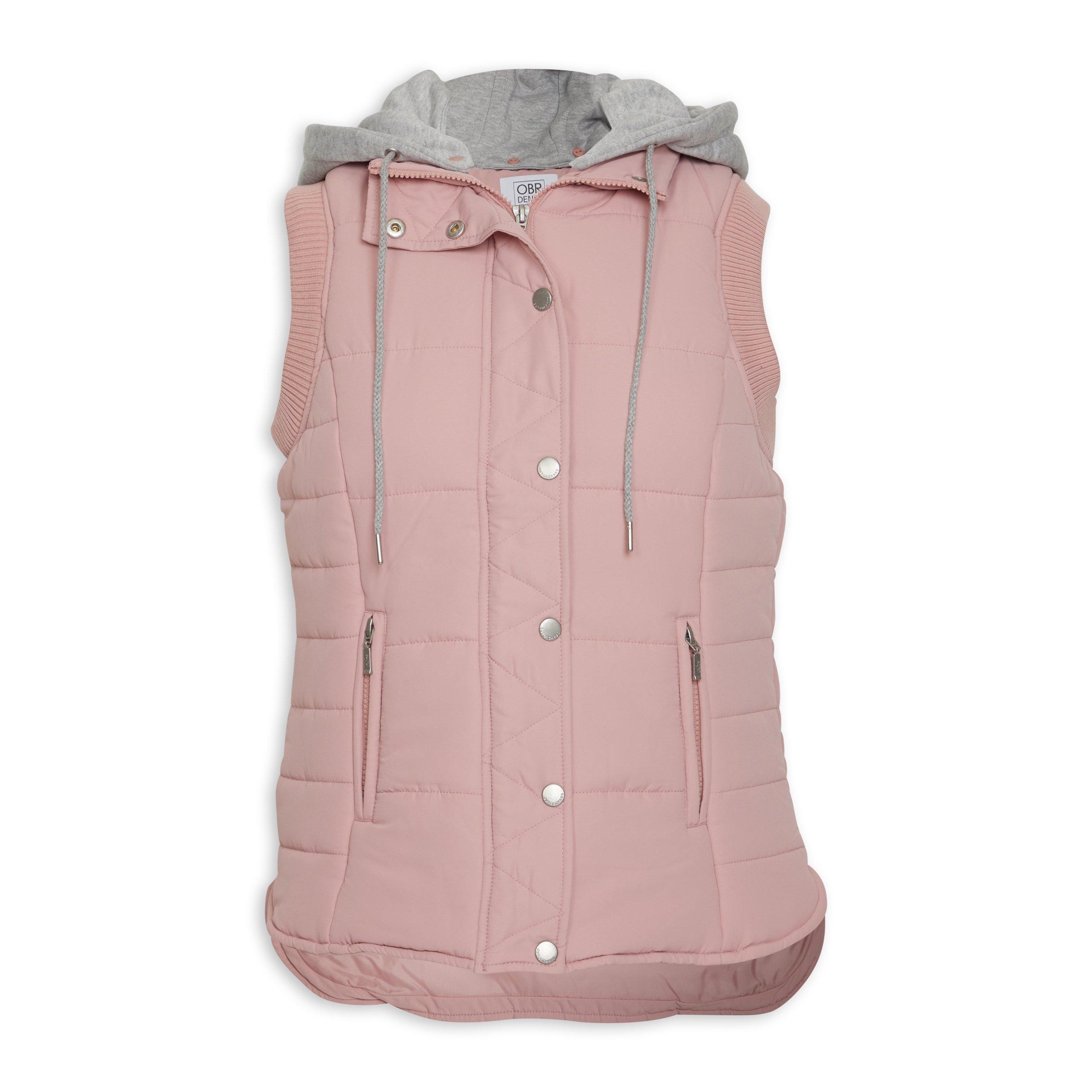 pink puffer bag