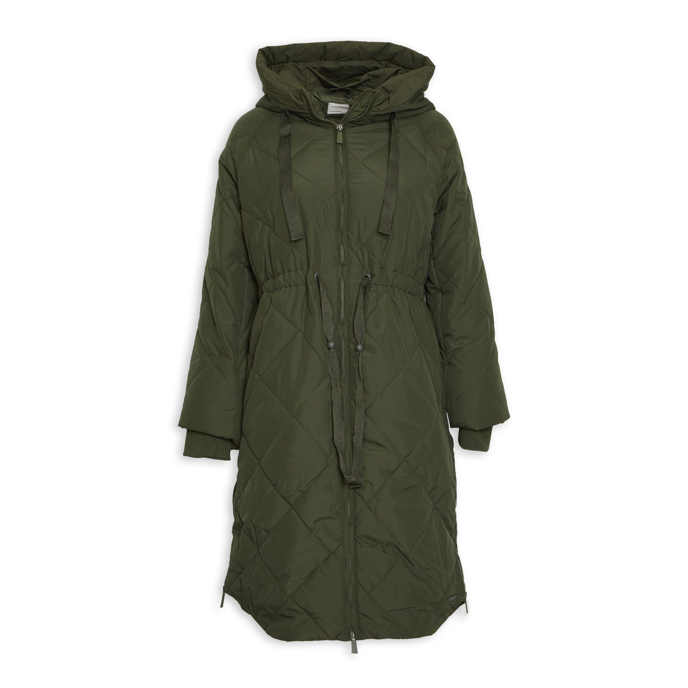 Buy Earthaddict Green Long Puffer Jacket Online Truworths