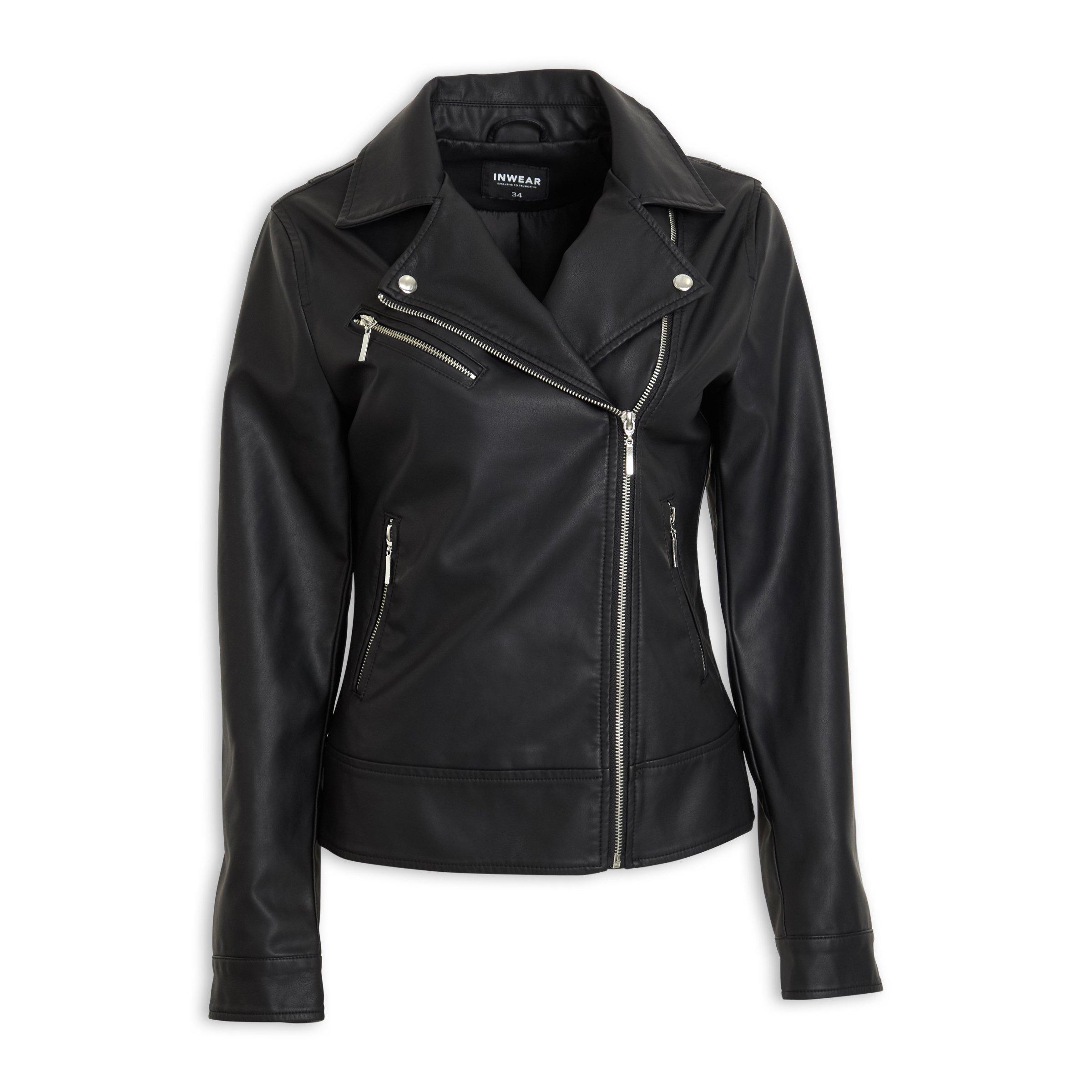 Black Biker Jacket (3014400) | Inwear