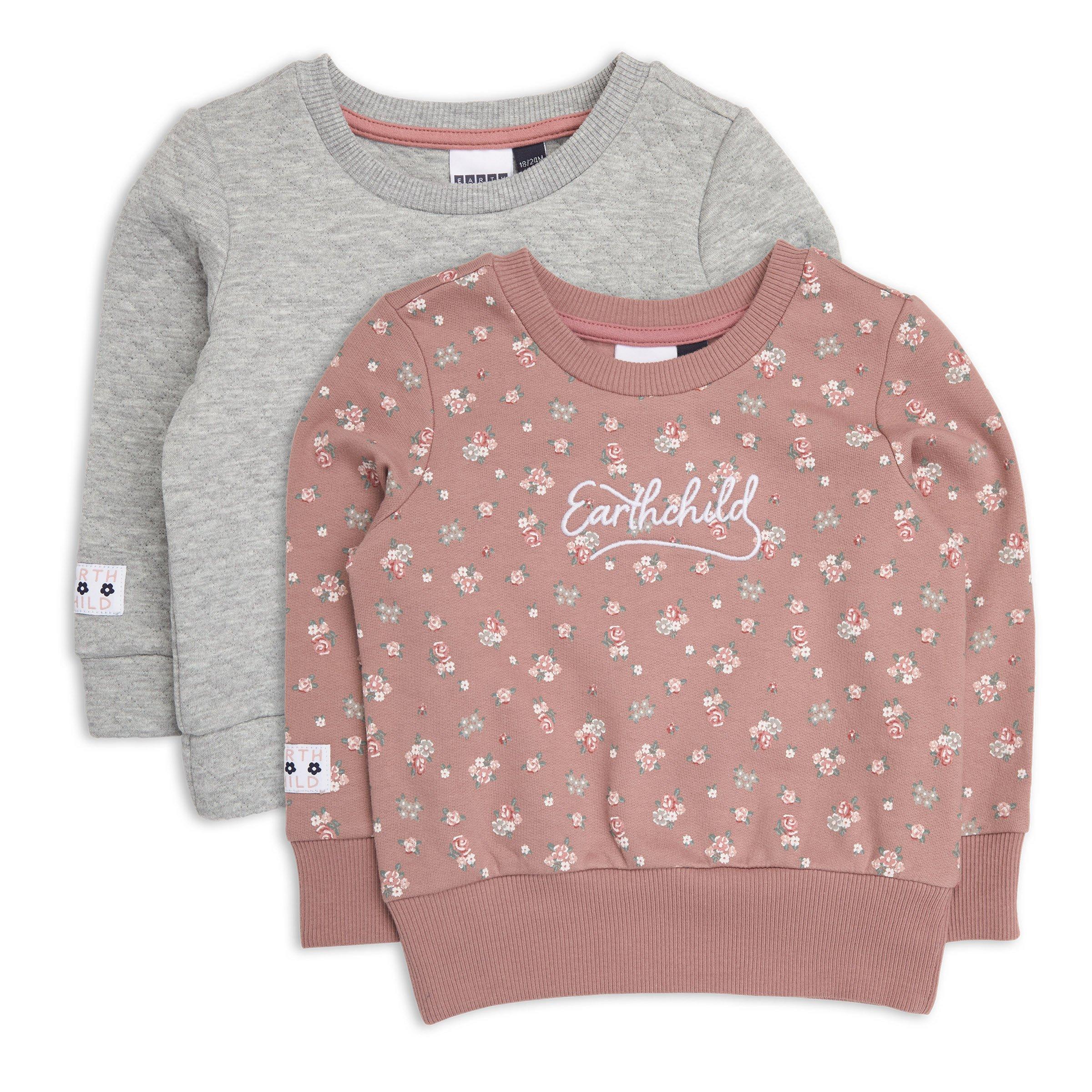 Buy Earthchild 2Pack Baby Girl Sweat Online Truworths