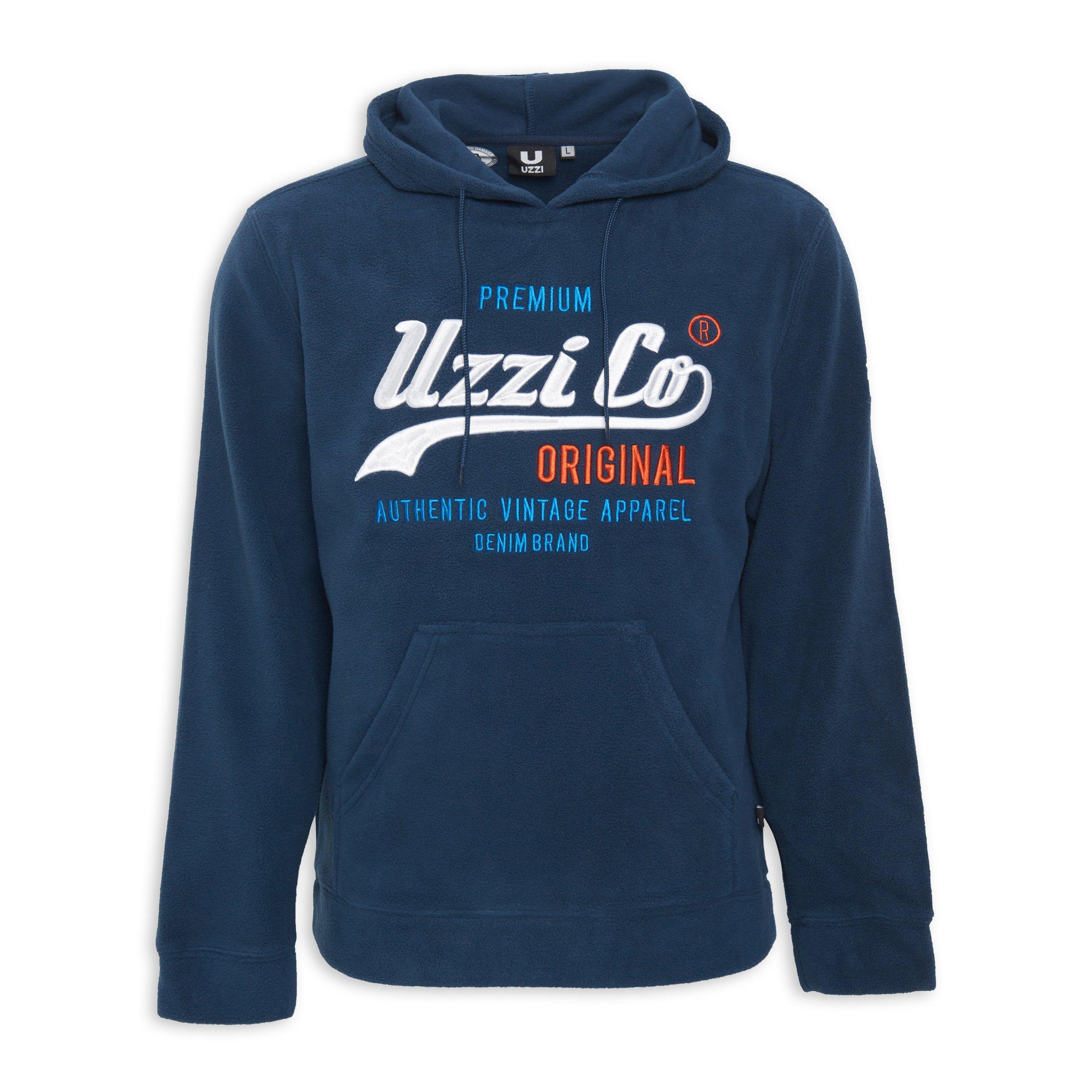 Buy UZZI Blue Branded Hoodie Online | Truworths