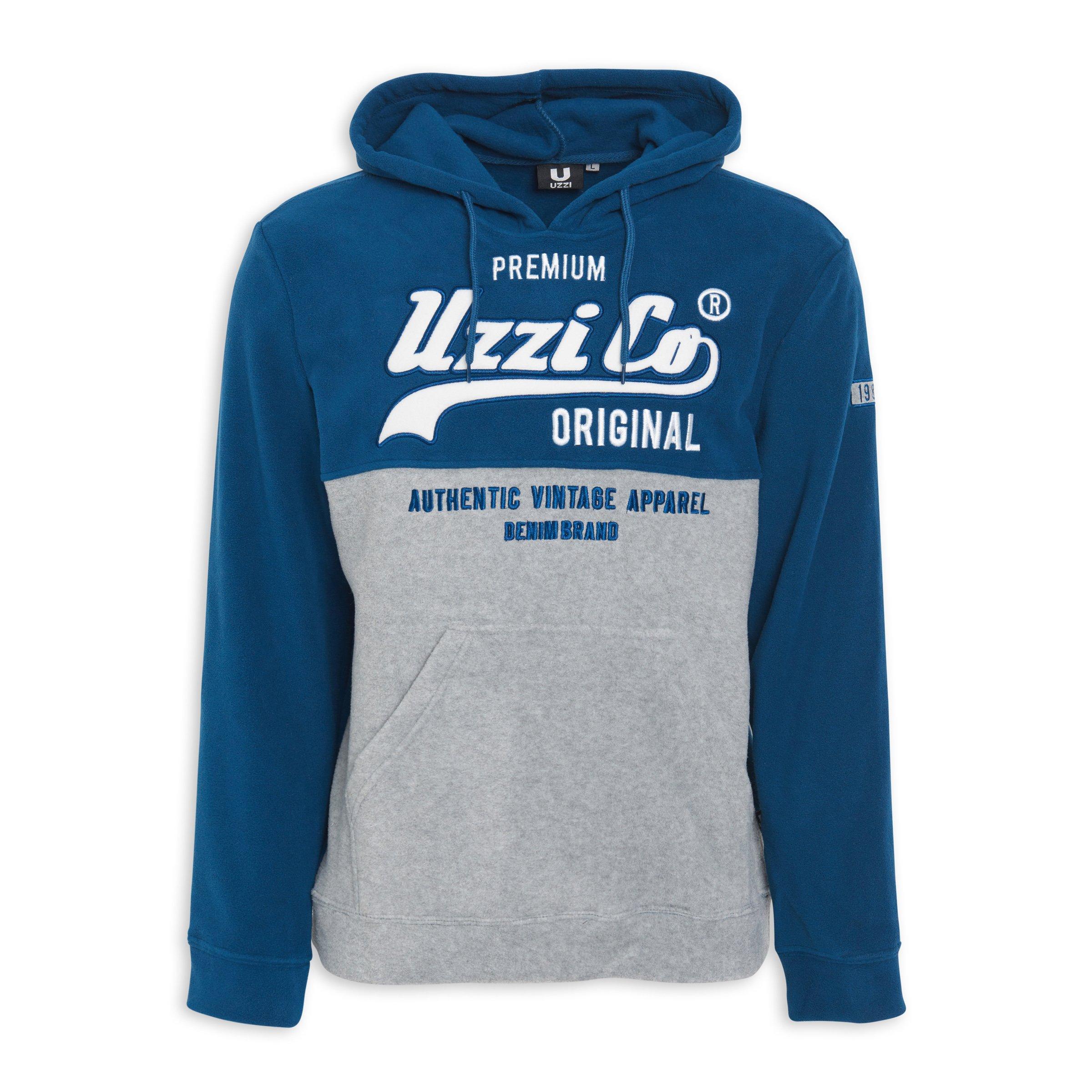 Buy Uzzi Teal Branded Hoodie Online Truworths