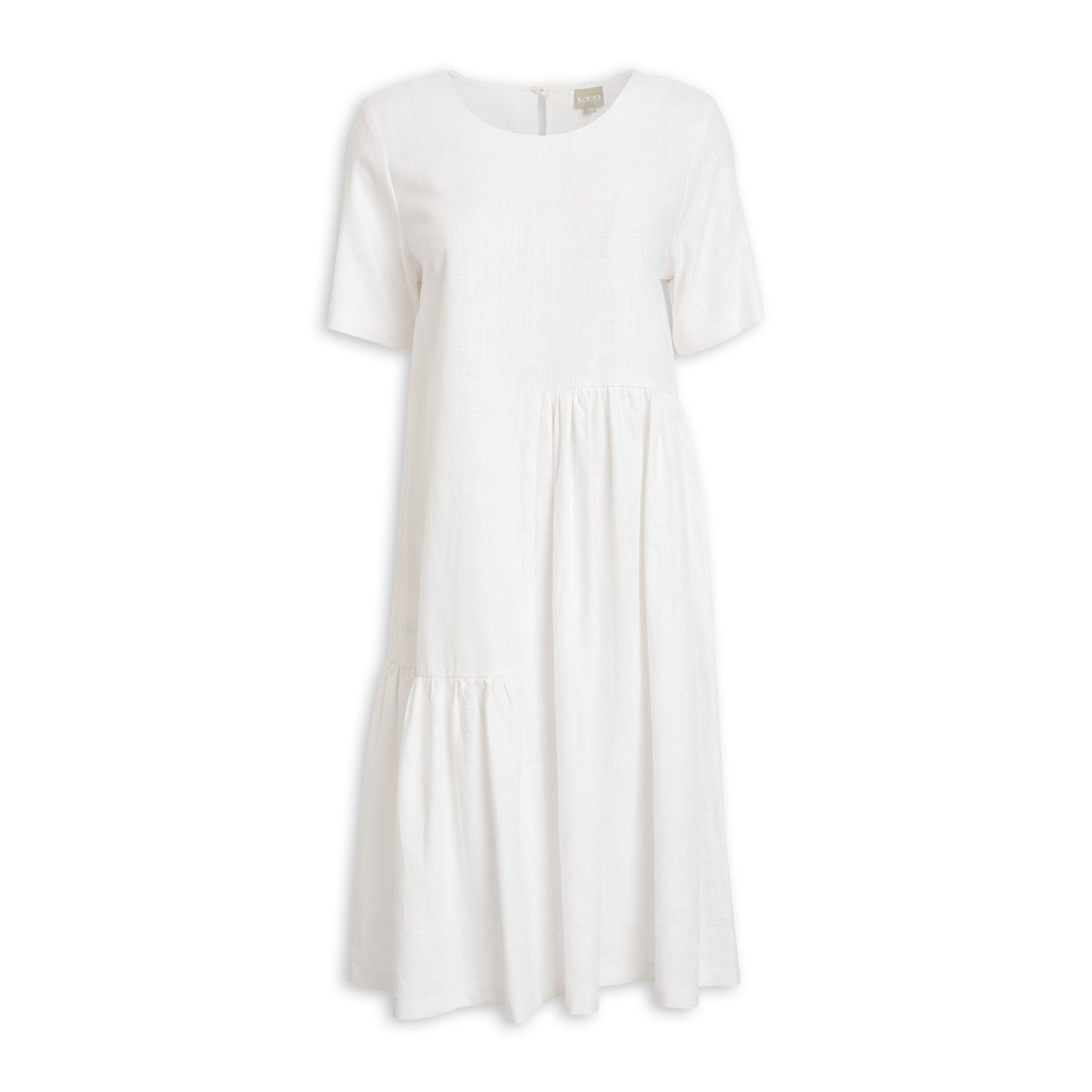 Buy Ltd Woman White Linen Dress Online Truworths 