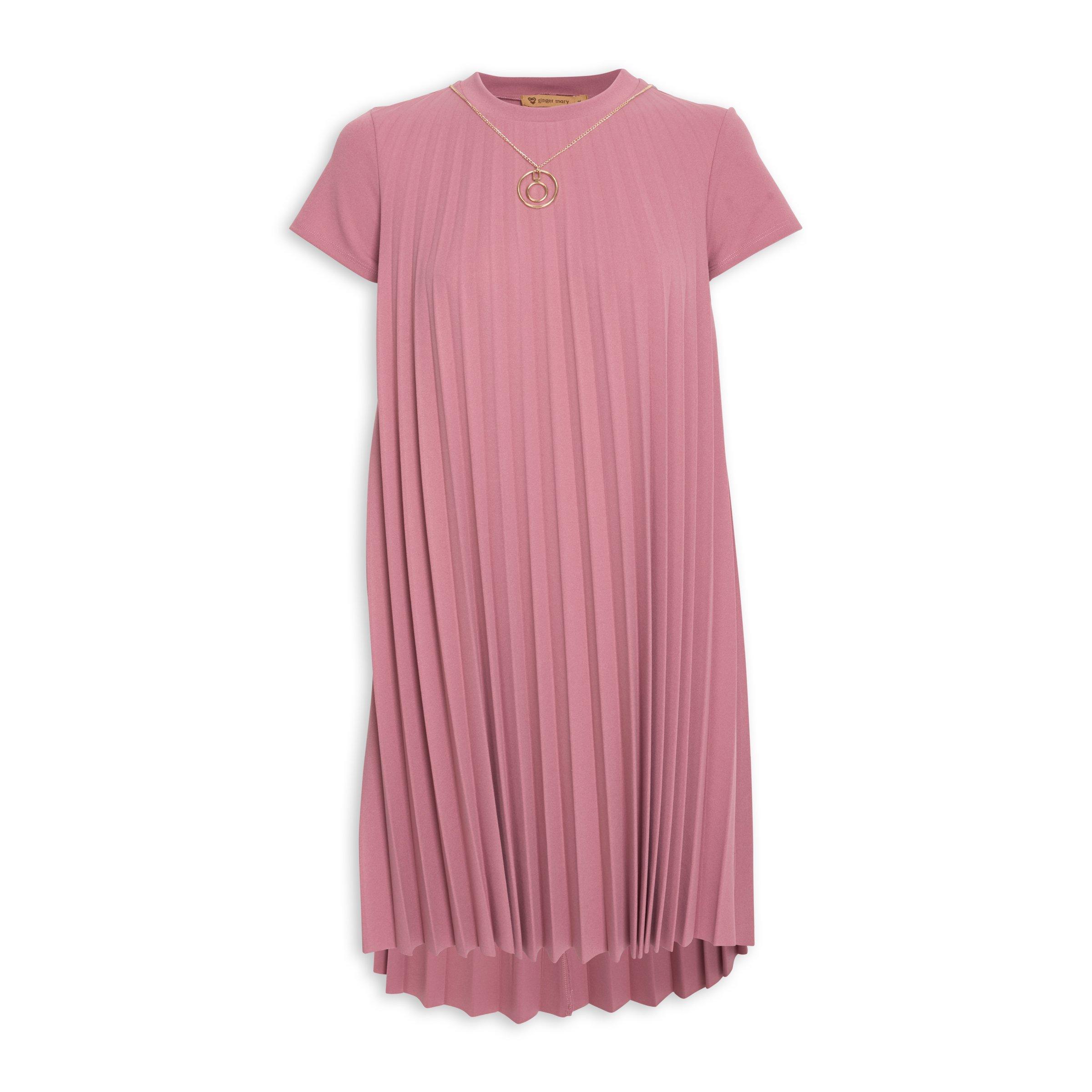 Buy Ginger Mary Pink Pleated Dress Online Truworths 