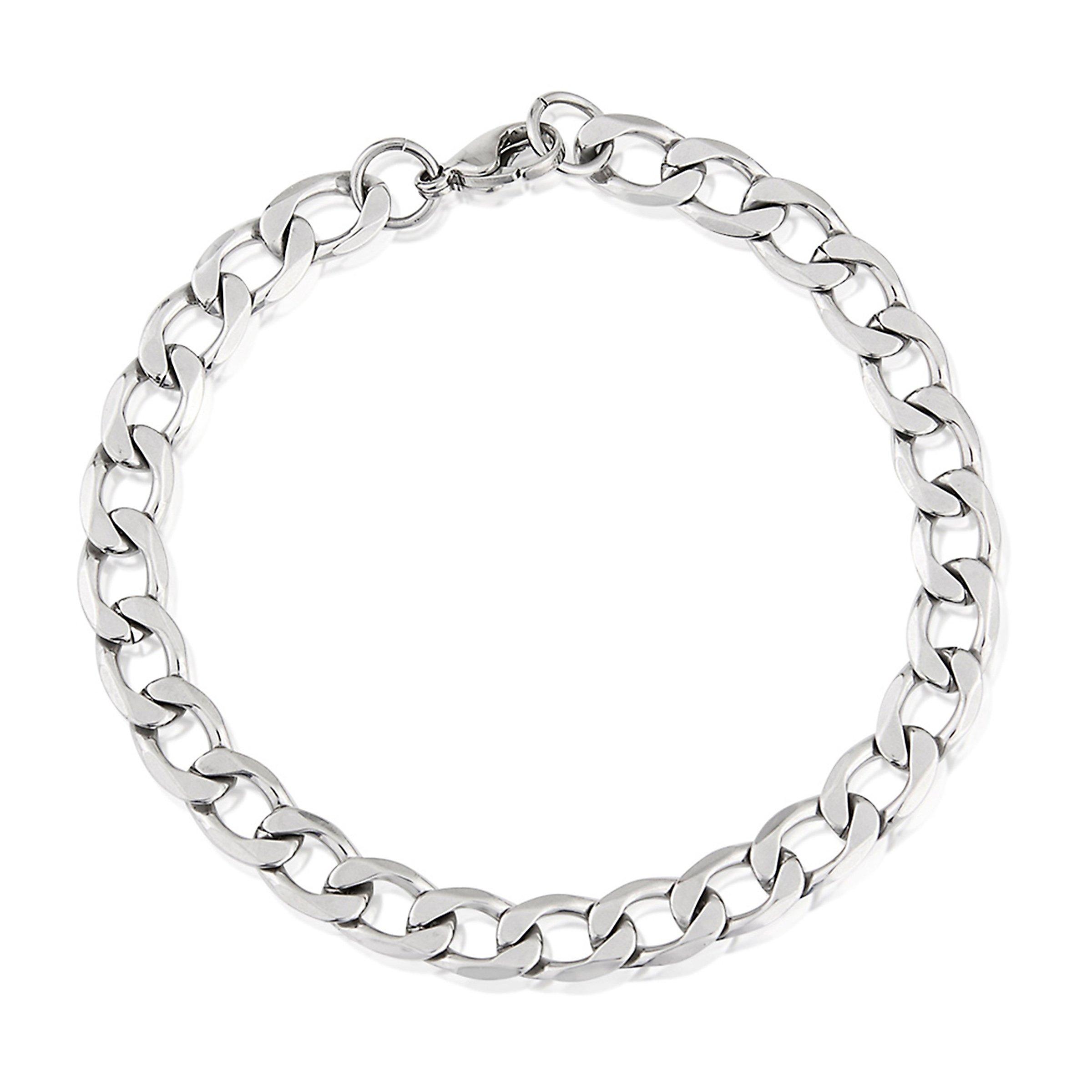Buy Stainless Steel Curb Bracelet Online | Truworths