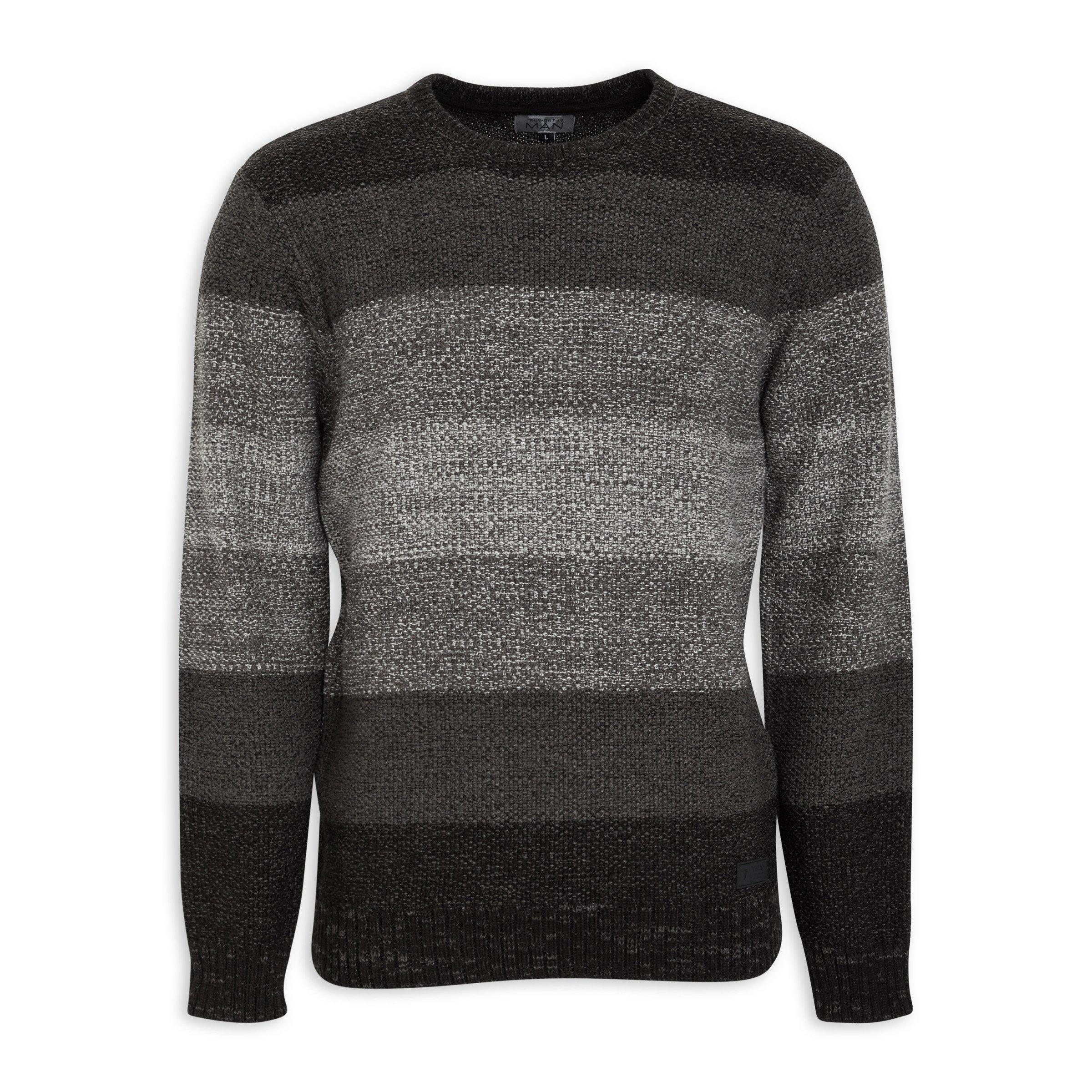 Buy Truworths Man Grey Crew Neck Sweater Online | Truworths