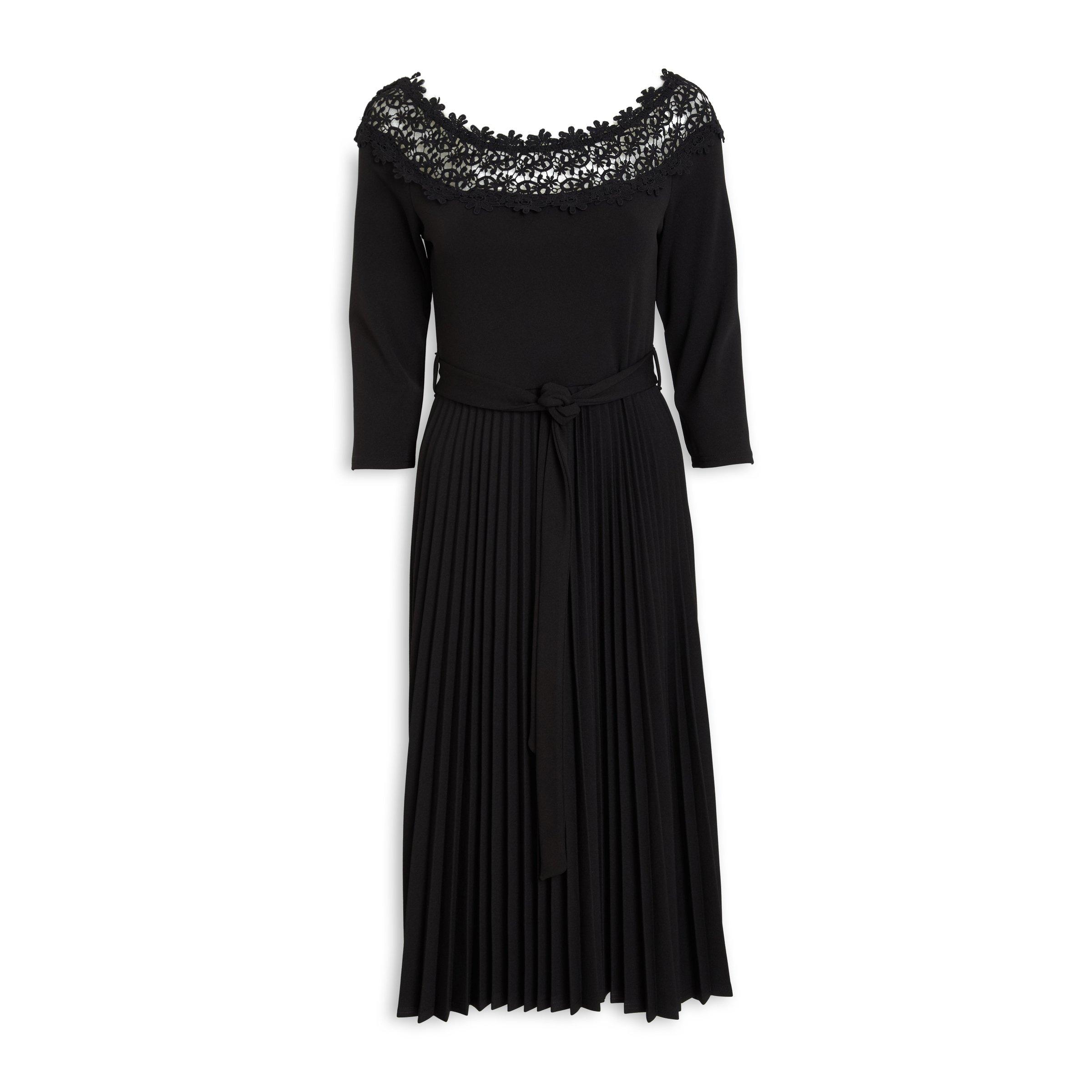 Buy OBR Black Pleated Dress Online Truworths