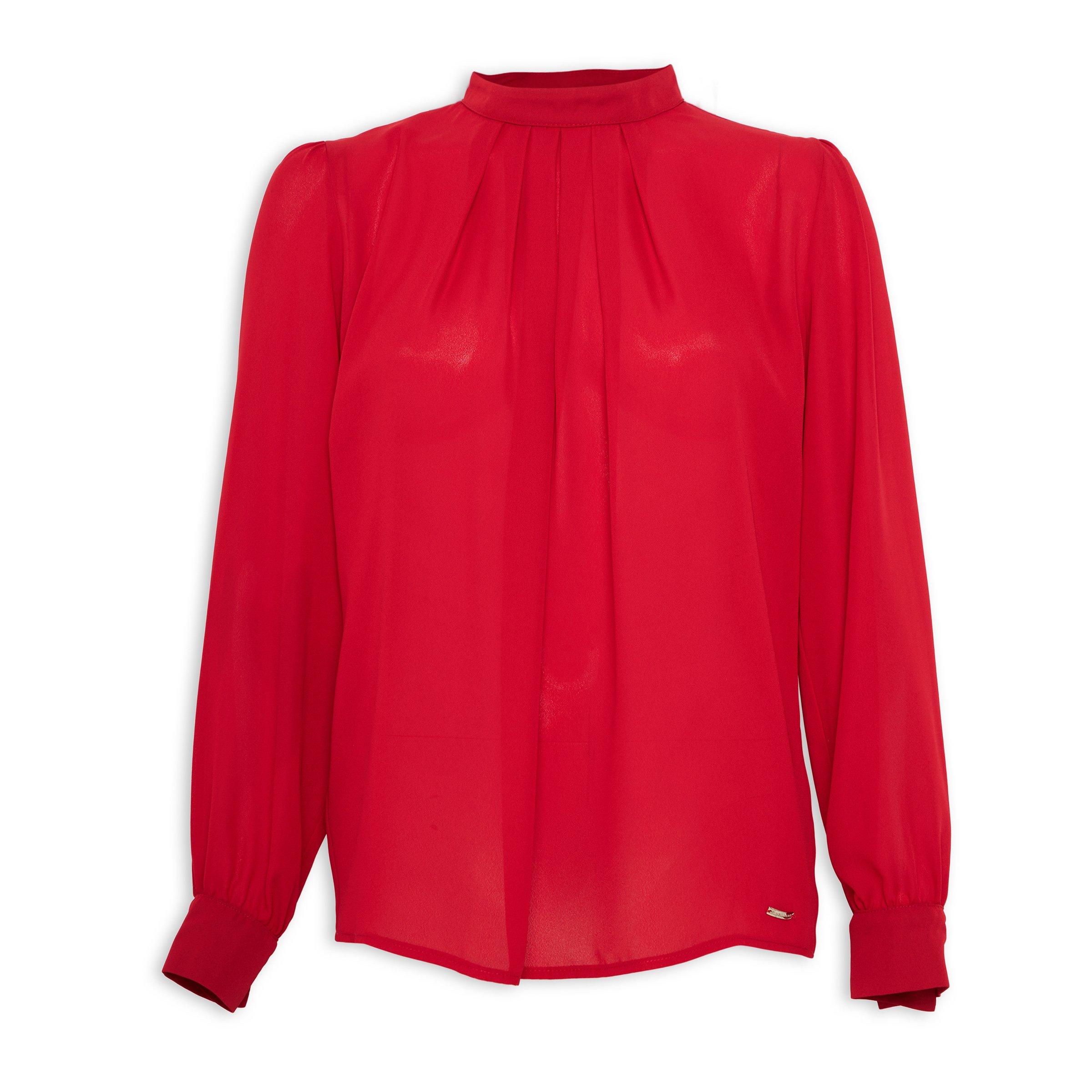 Buy Finnigans Red Georgette Blouse Online | Truworths