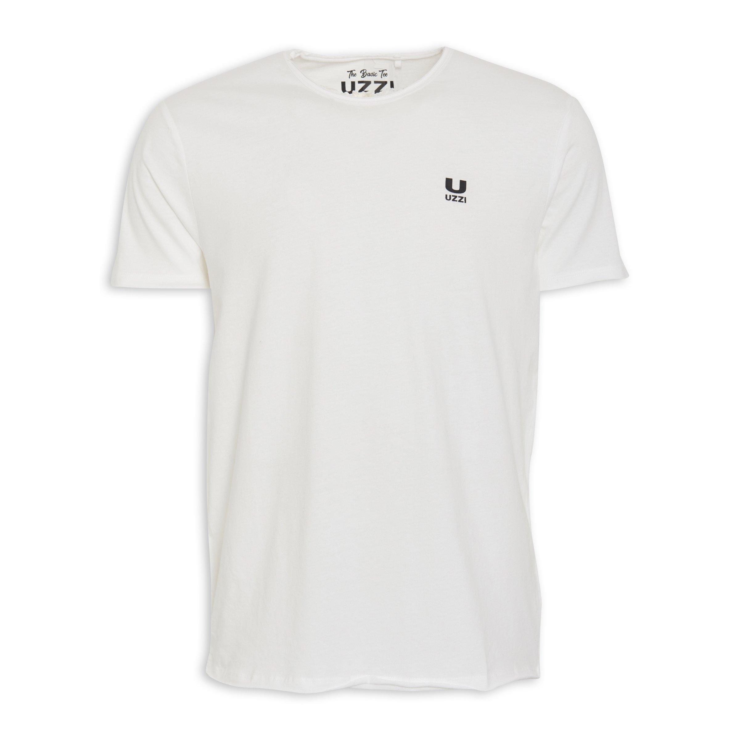 Buy Uzzi White Relaxed Tee Online Truworths