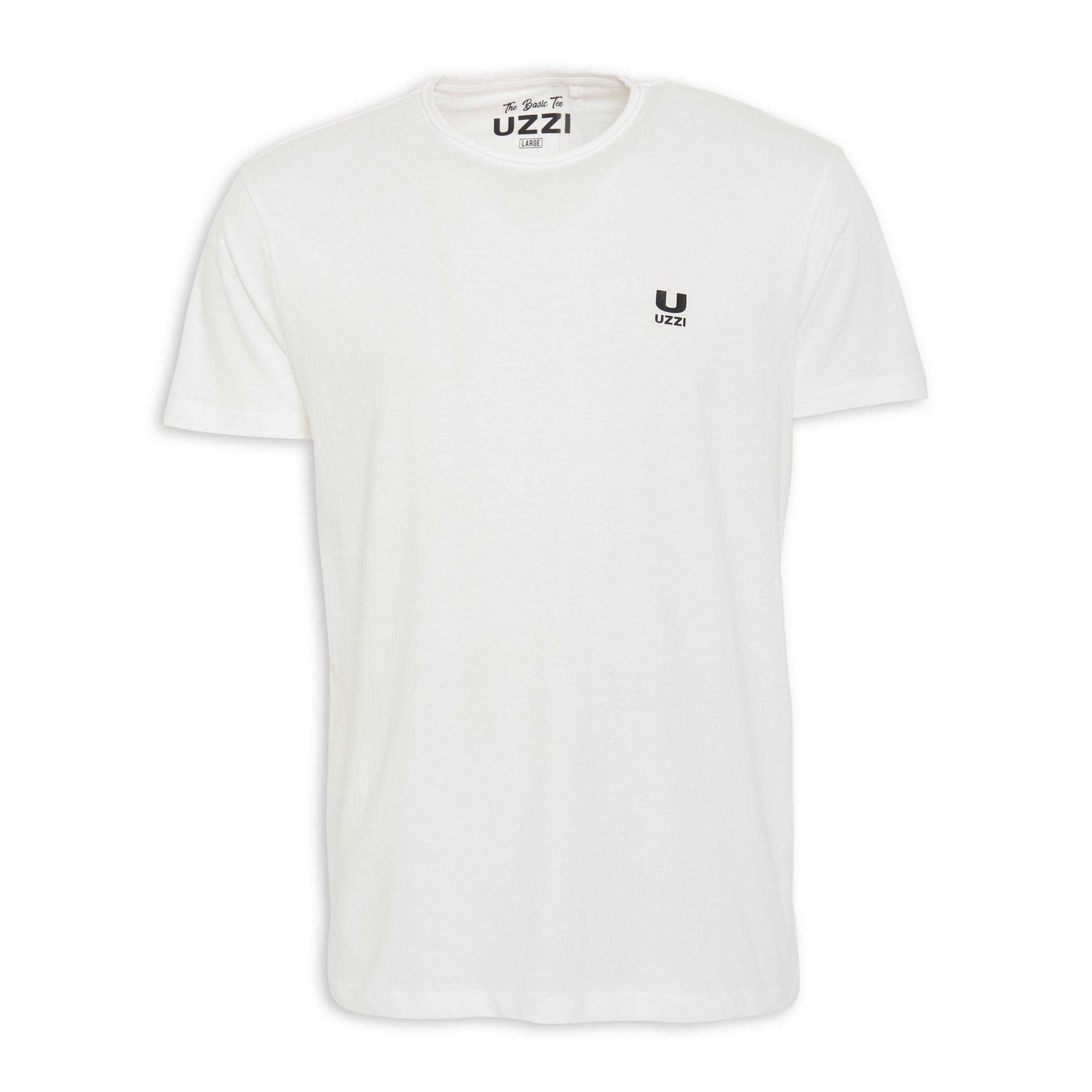 Buy Uzzi White Relaxed Tee Online Truworths