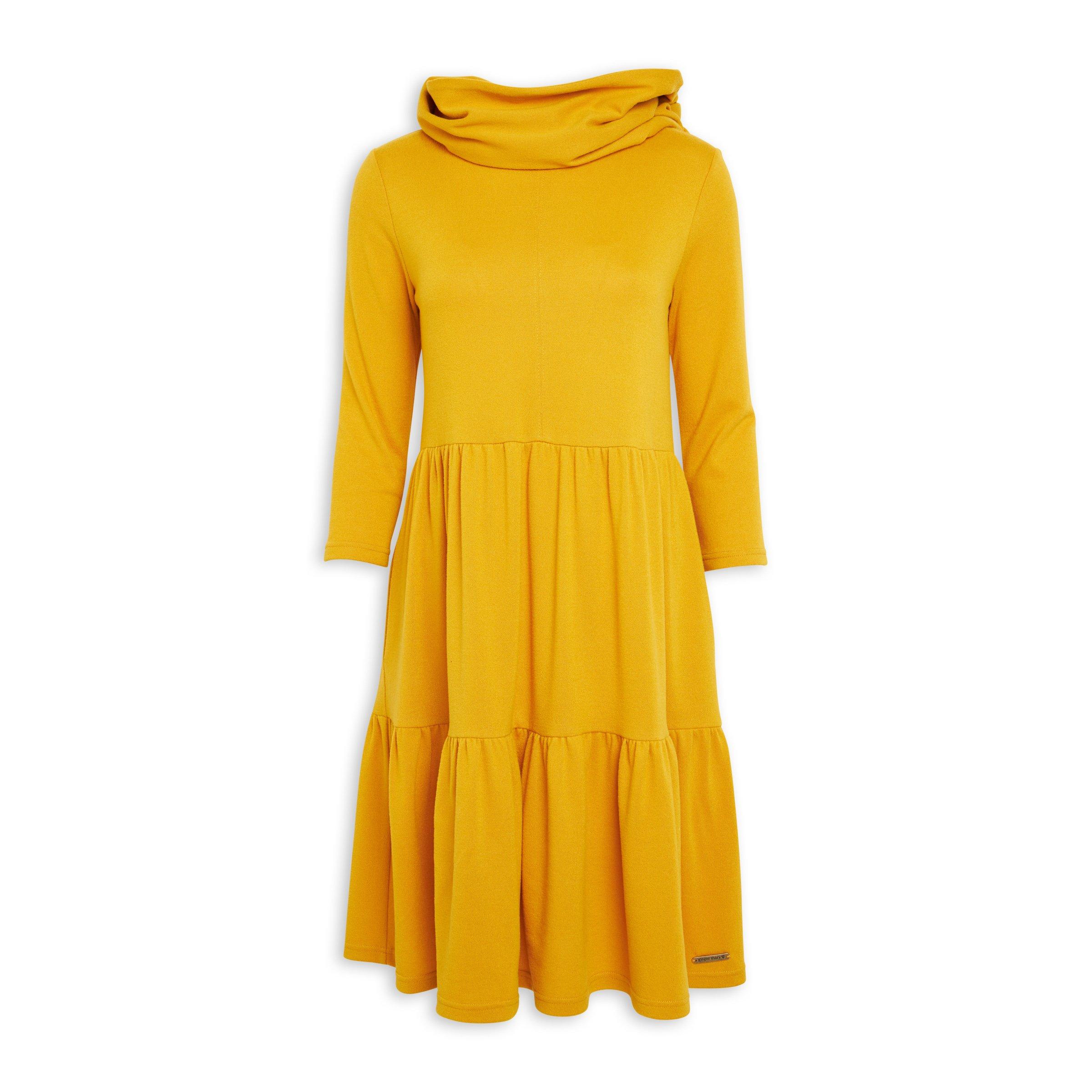 Buy Ginger Mary Yellow Tiered Dress Online Truworths