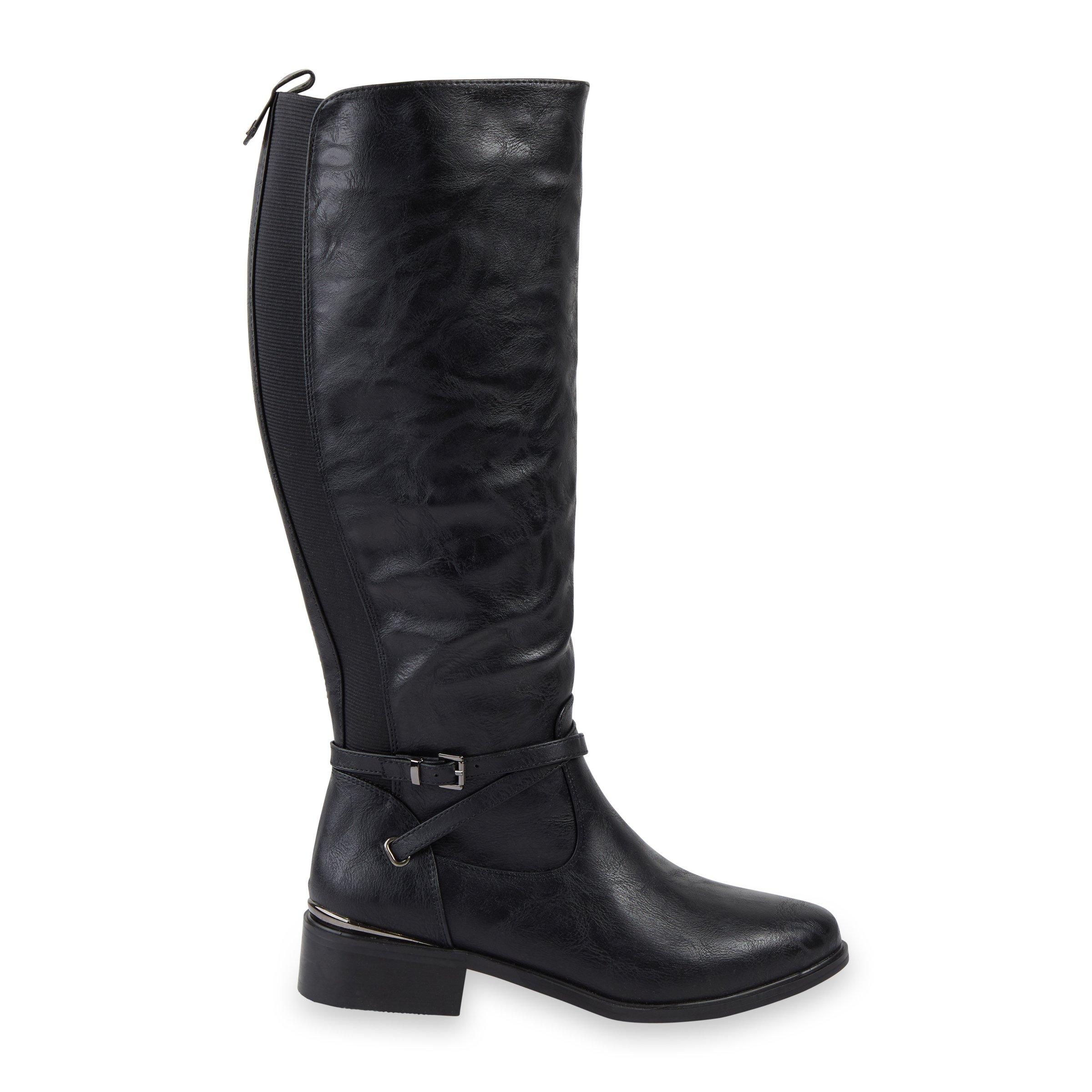 Buy Truworths Black Knee High Boot Online | Truworths