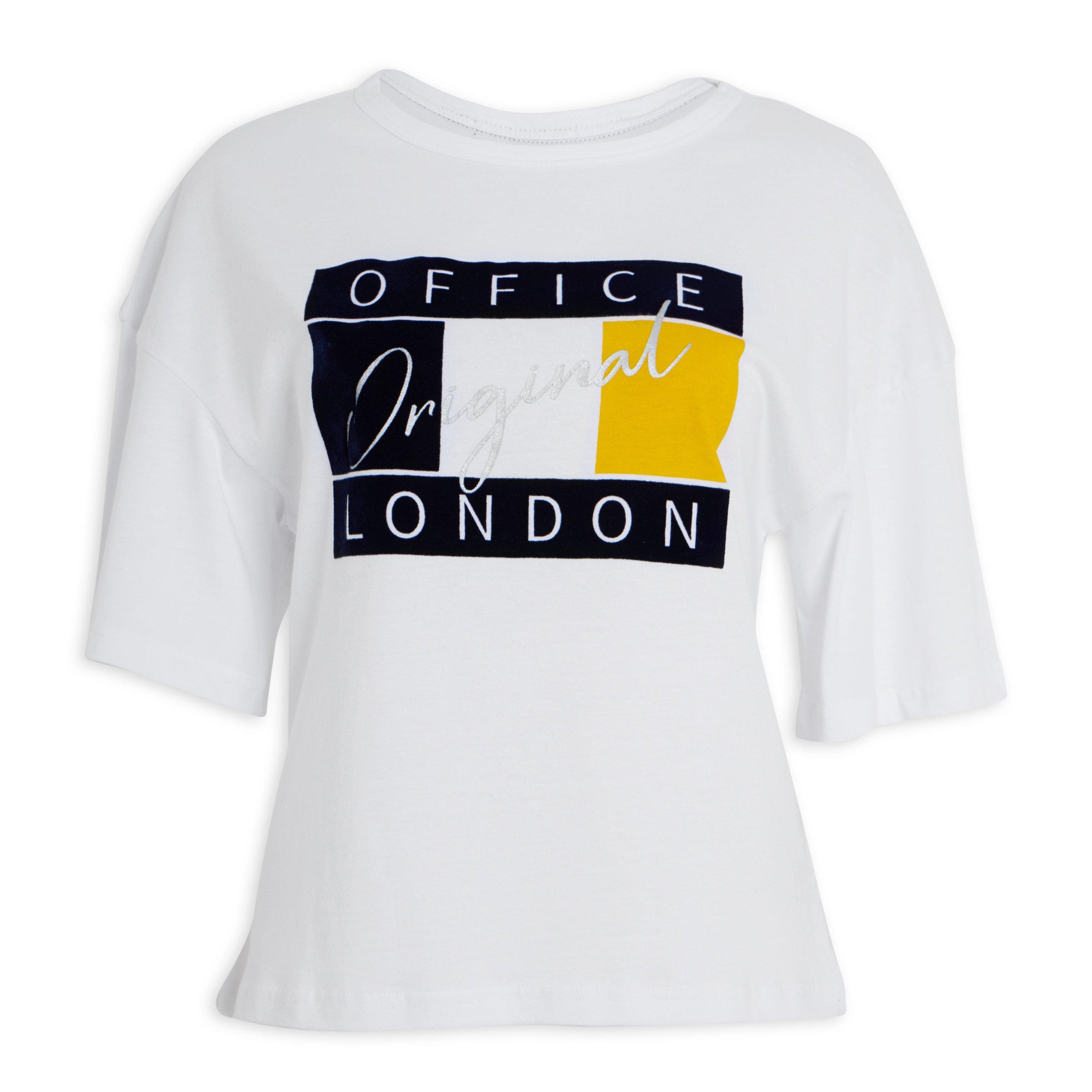 Buy OFFICE London White OFFICE London Tee Clothing Online | Office London