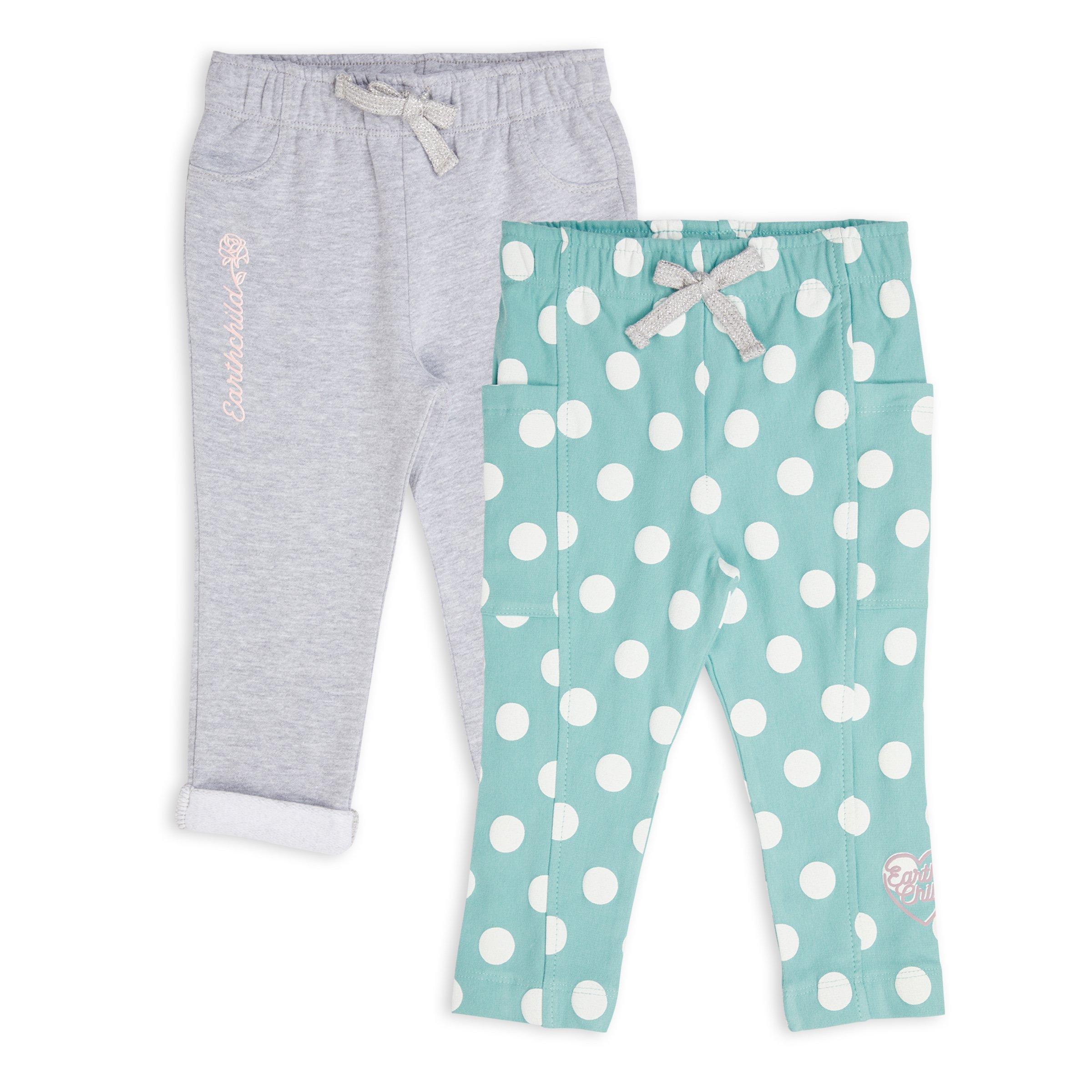 Buy Earthchild 2Pack Baby Girl Jogger Online Truworths