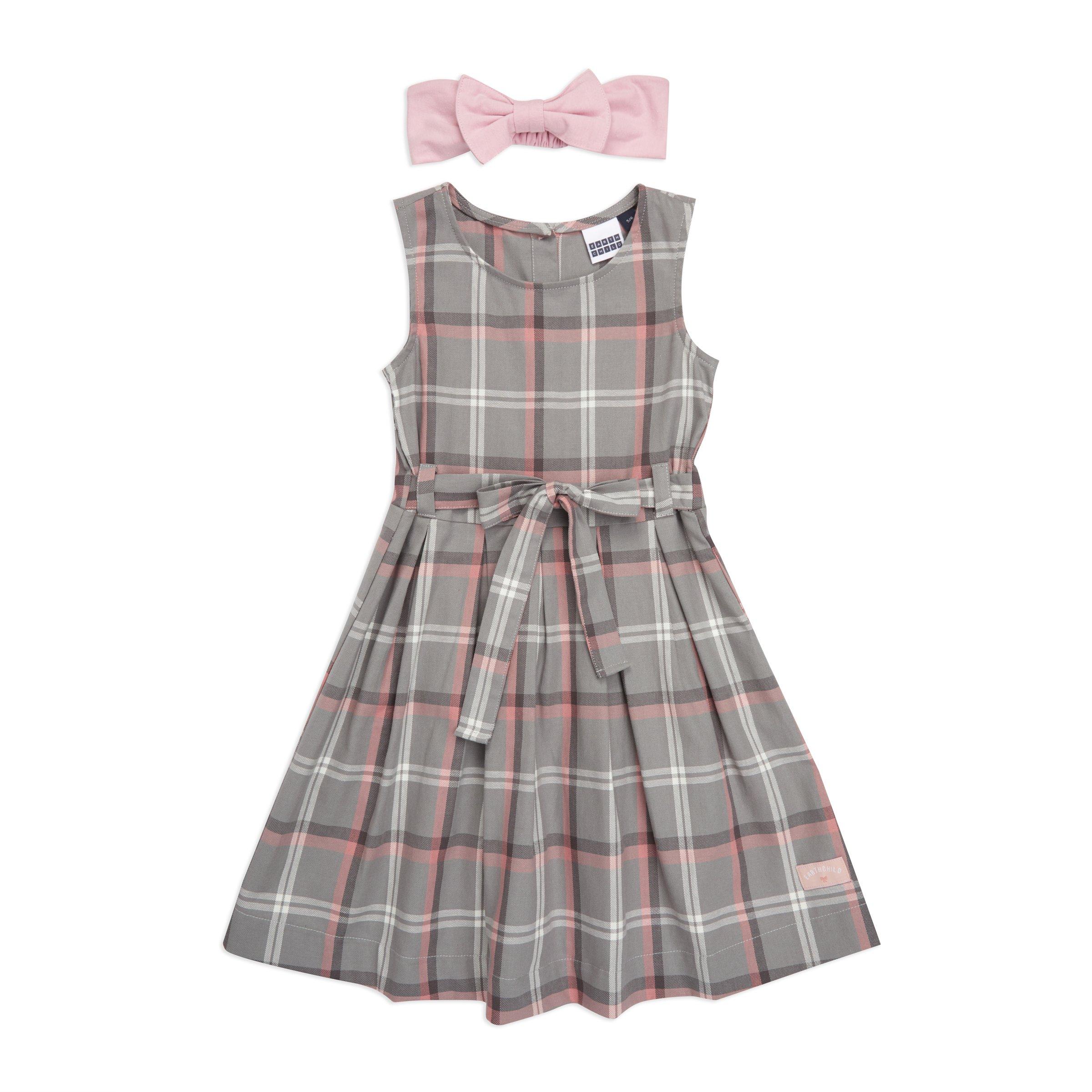 Buy Earthchild Kid Girl Check Dress Online | Truworths