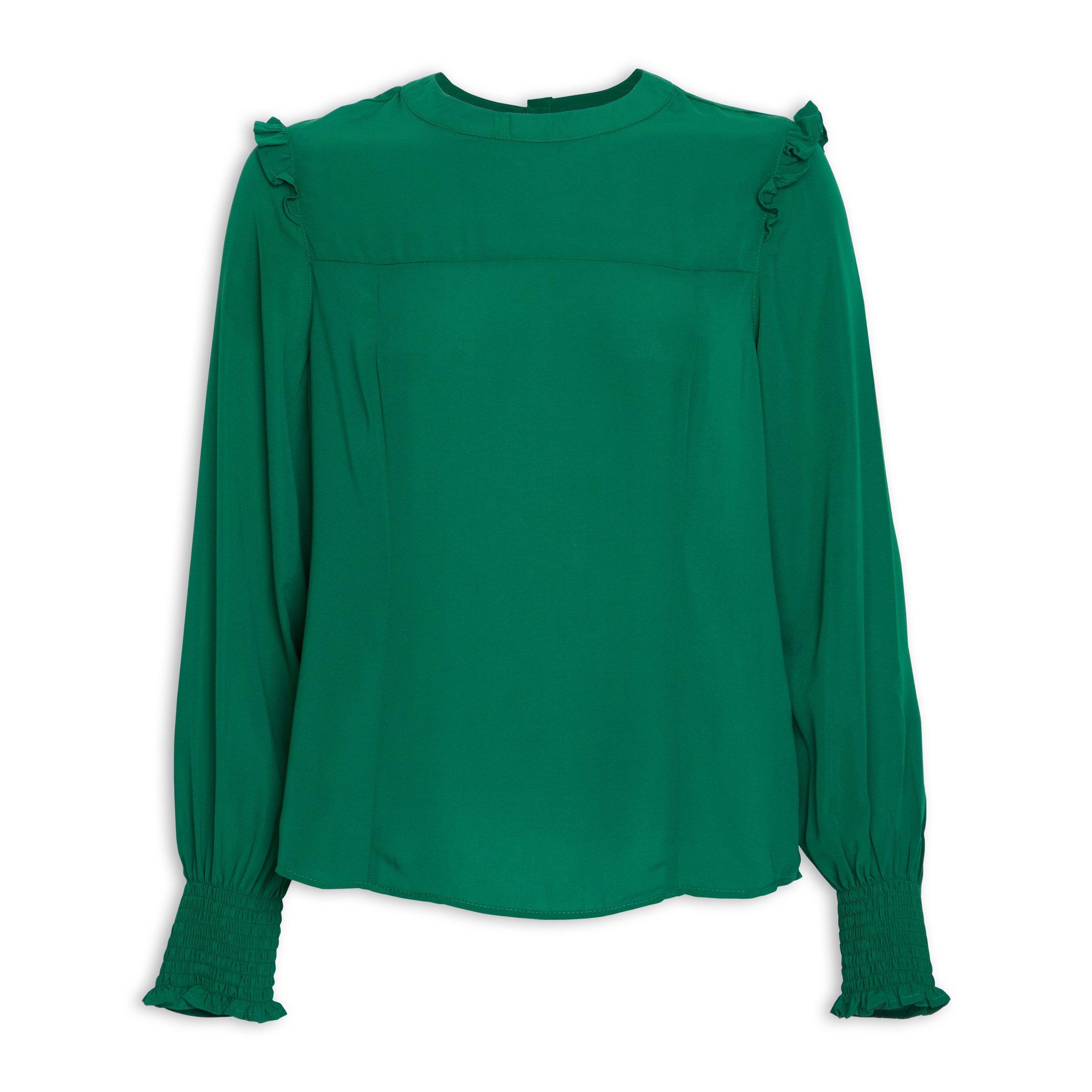 Buy Truworths Emerald High Neck Blouse Online | Truworths