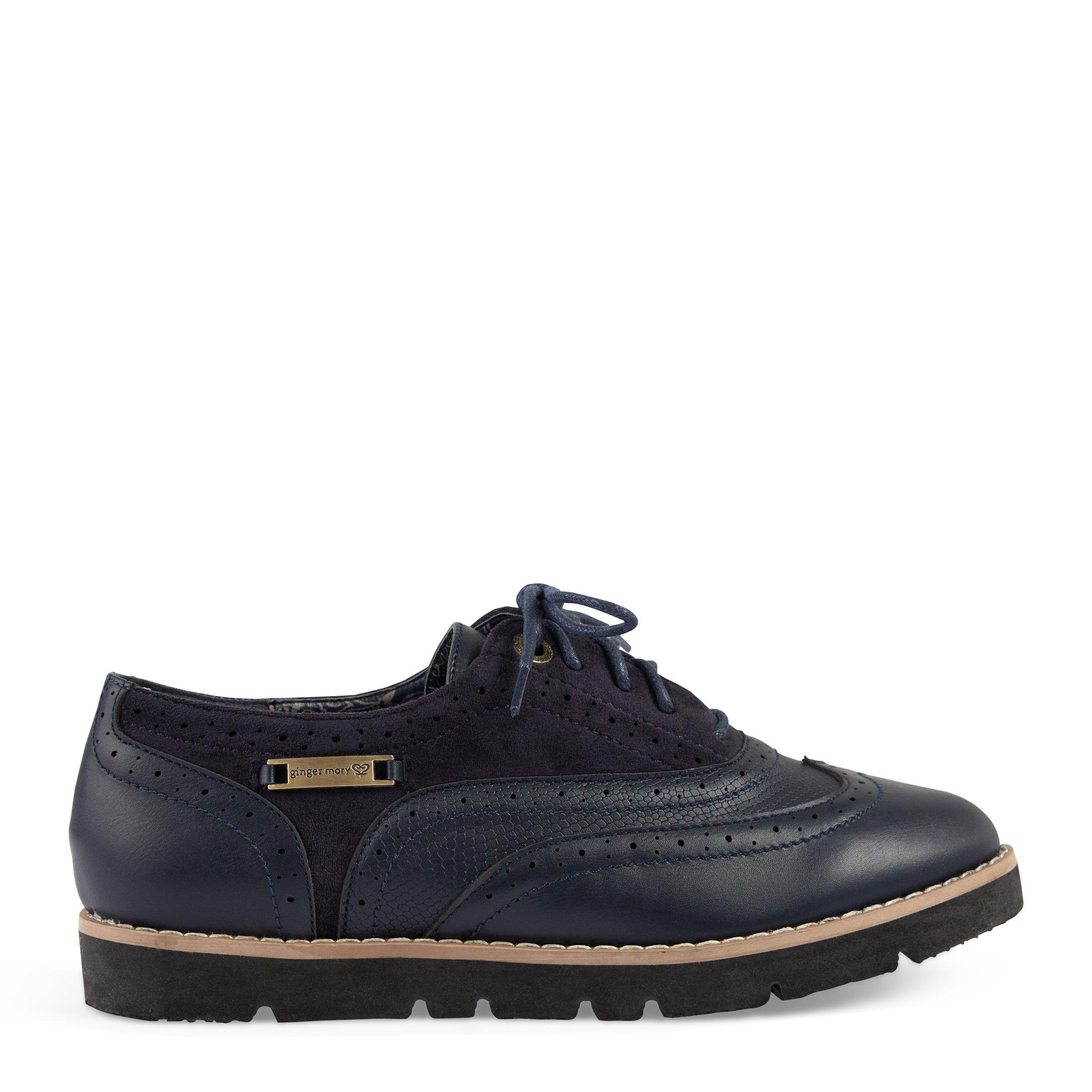Buy Ginger Mary Navy Oxford Shoe Online Truworths