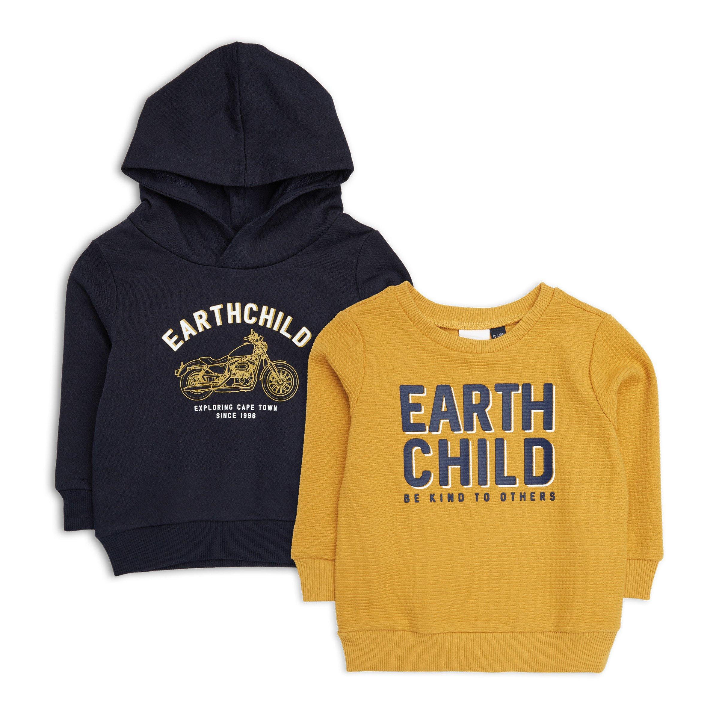 Buy Earthchild 2Pack Baby Boy Sweat Online Truworths