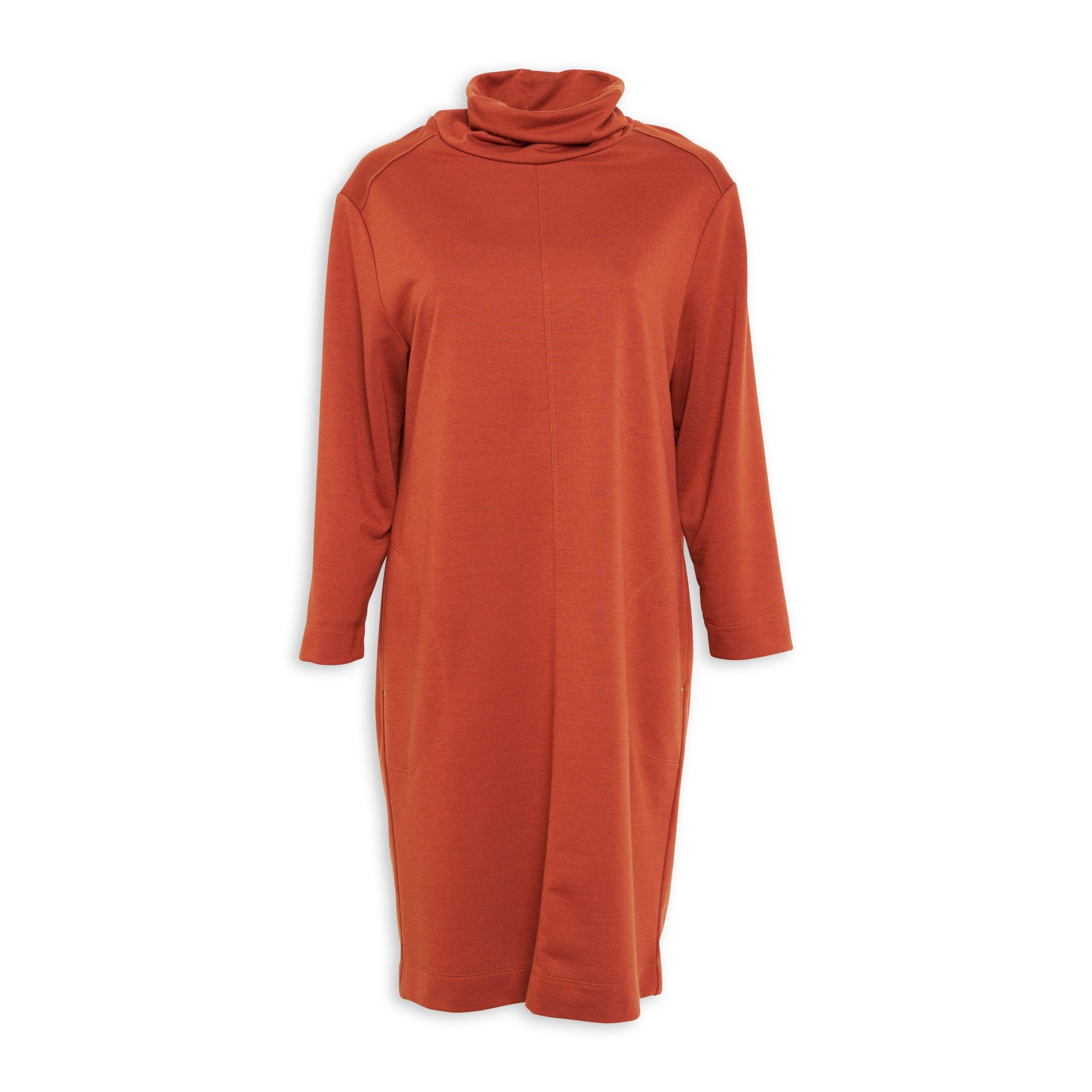 Buy Truworths Rust Fleece Dress Online | Truworths