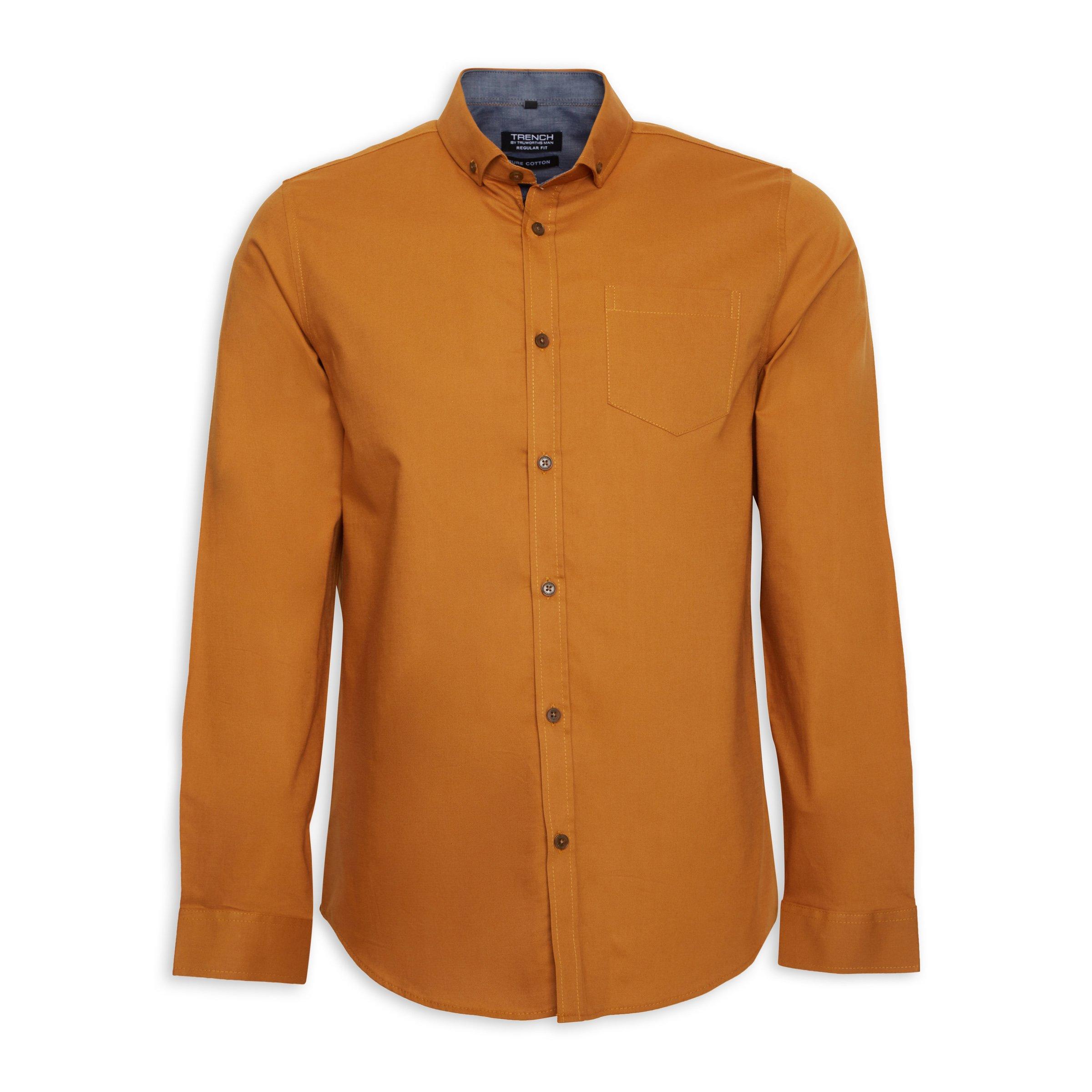 Buy Truworths Man Tan Oxford Shirt Online Truworths