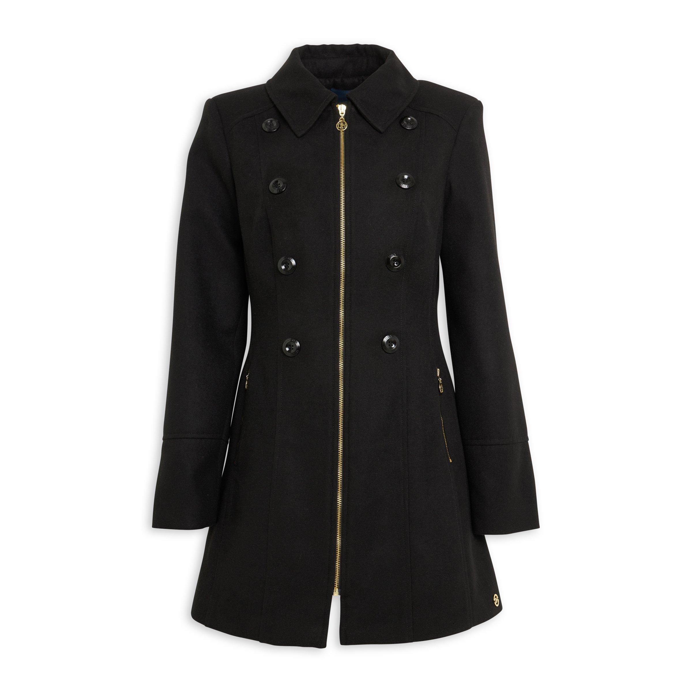 Buy Daniel Hechter Black Military Coat Online | Truworths