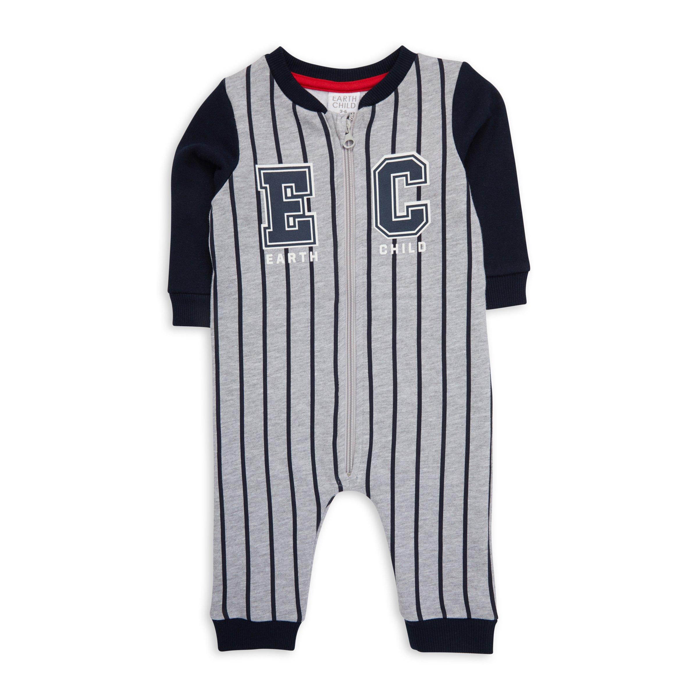 Buy Earthchild Newborn Baseball Romper Online Truworths
