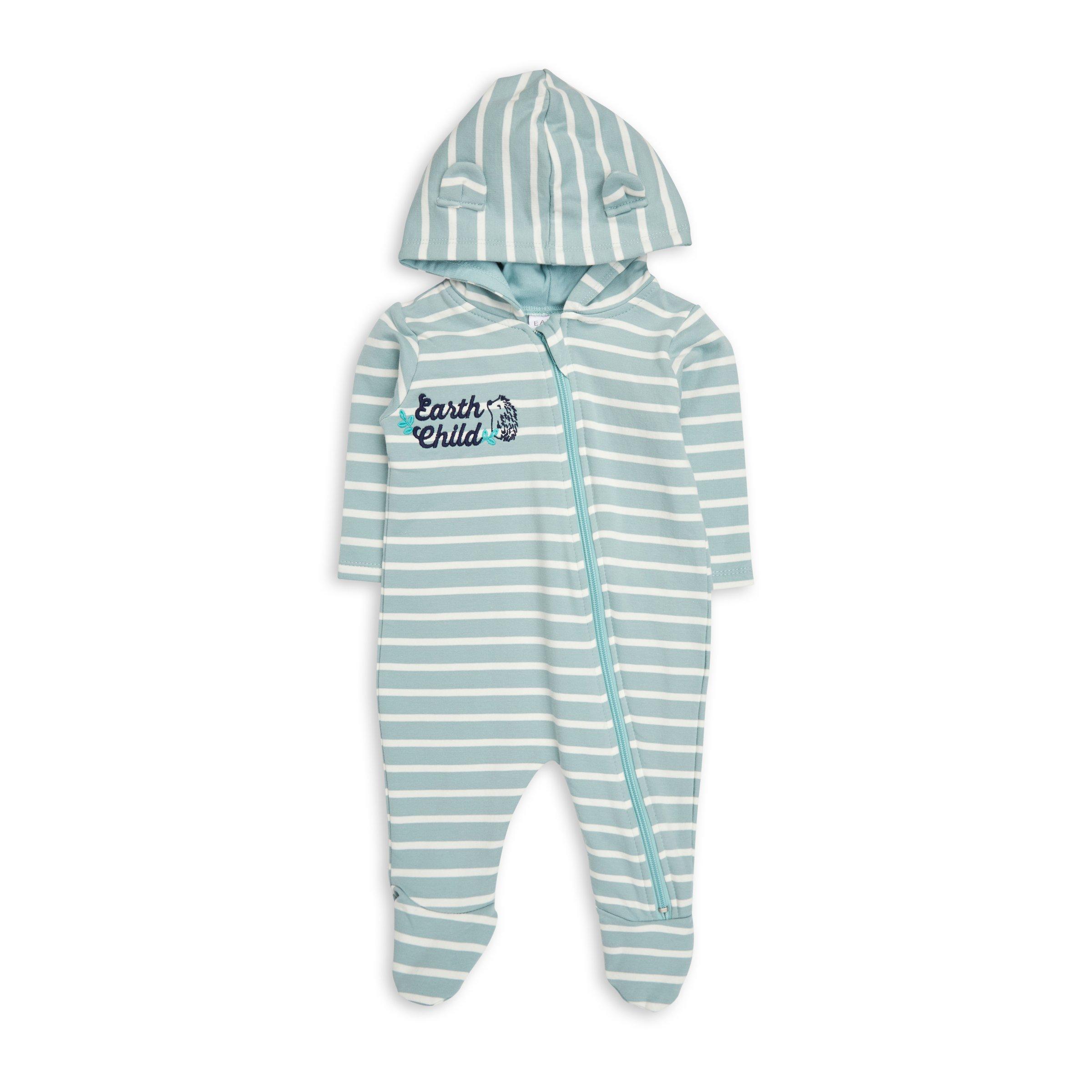 Buy Earthchild Newborn Stripe Babygrow Online Truworths